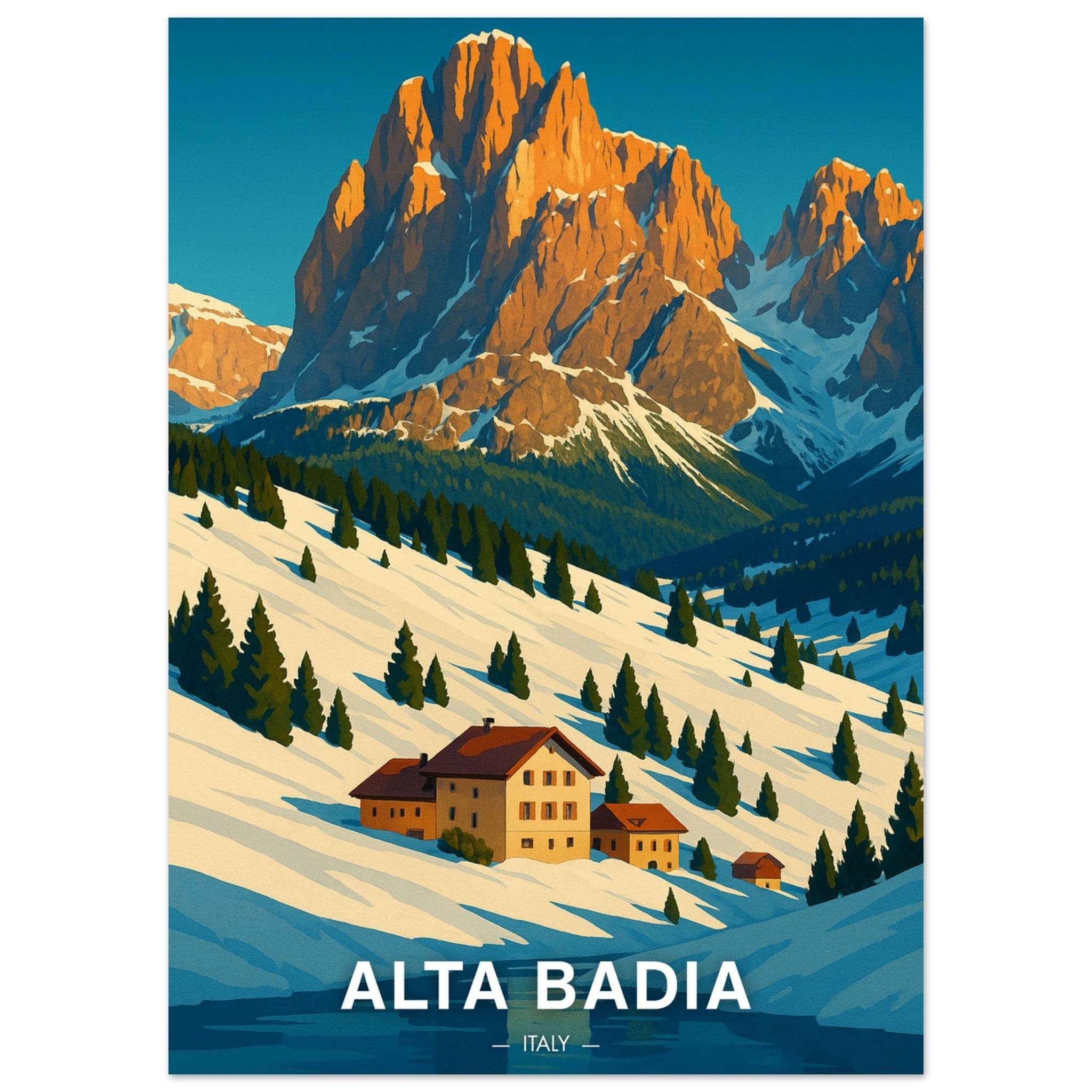 Alta Badia Poster - Geoprints