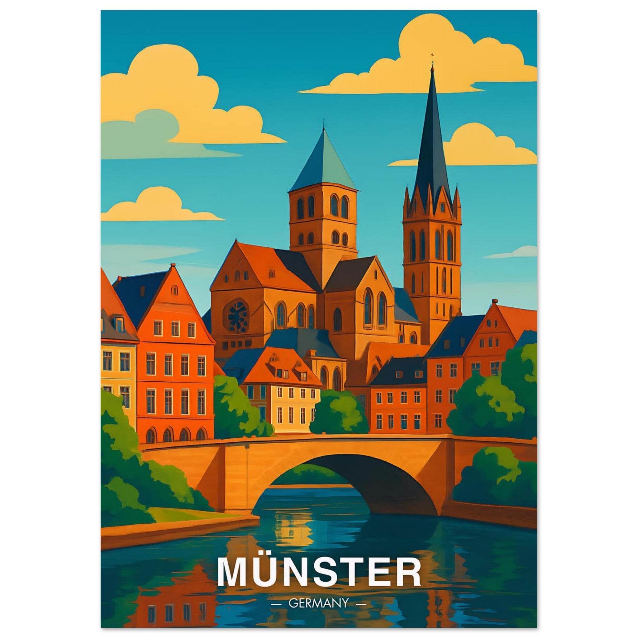 Münster Poster - Geoprints