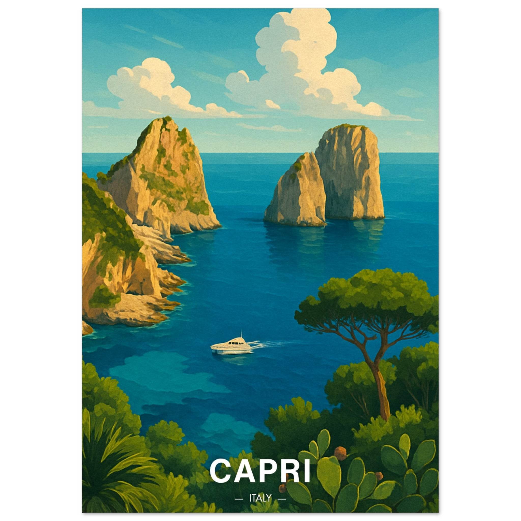 Capri Poster - Geoprints