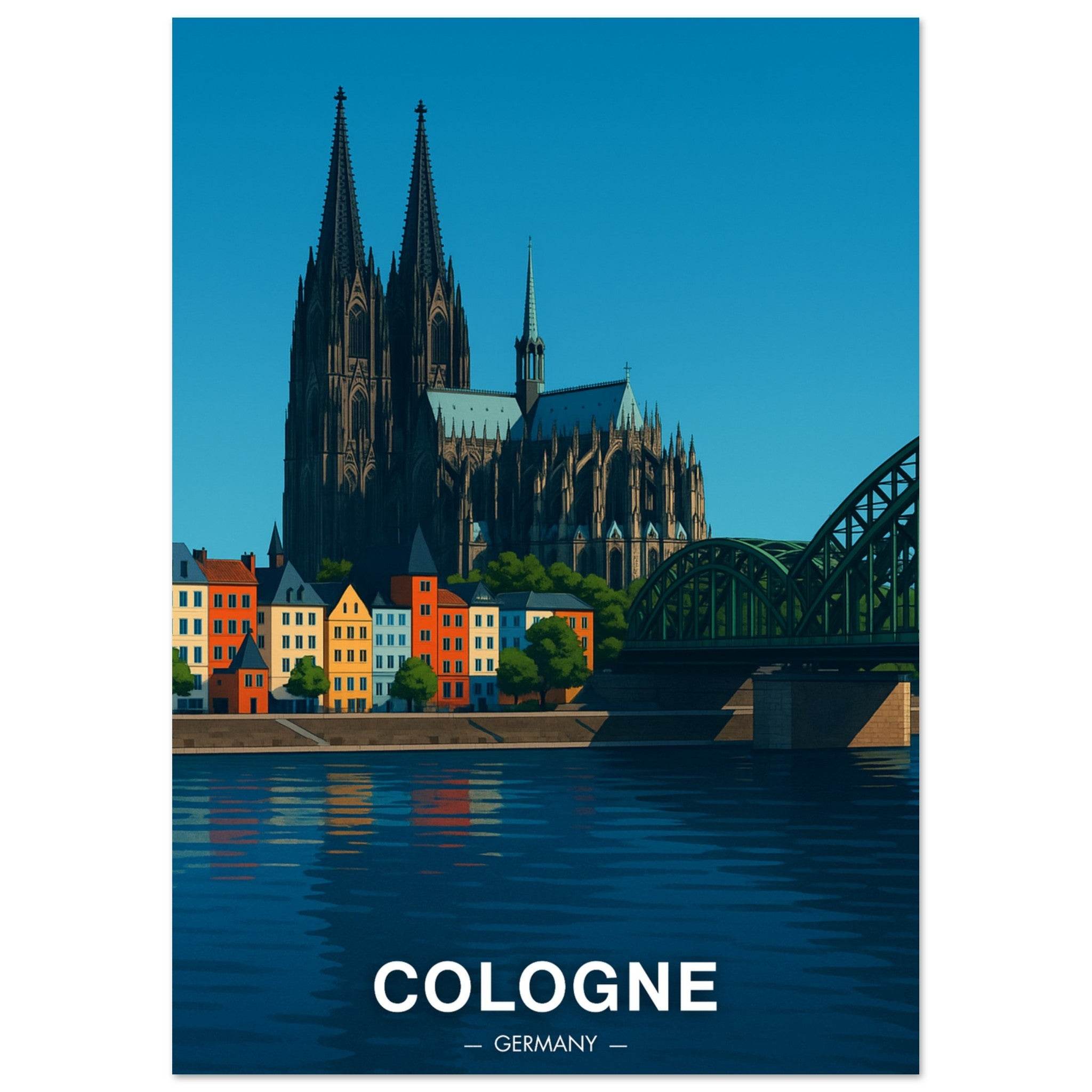 Köln Poster - Geoprints