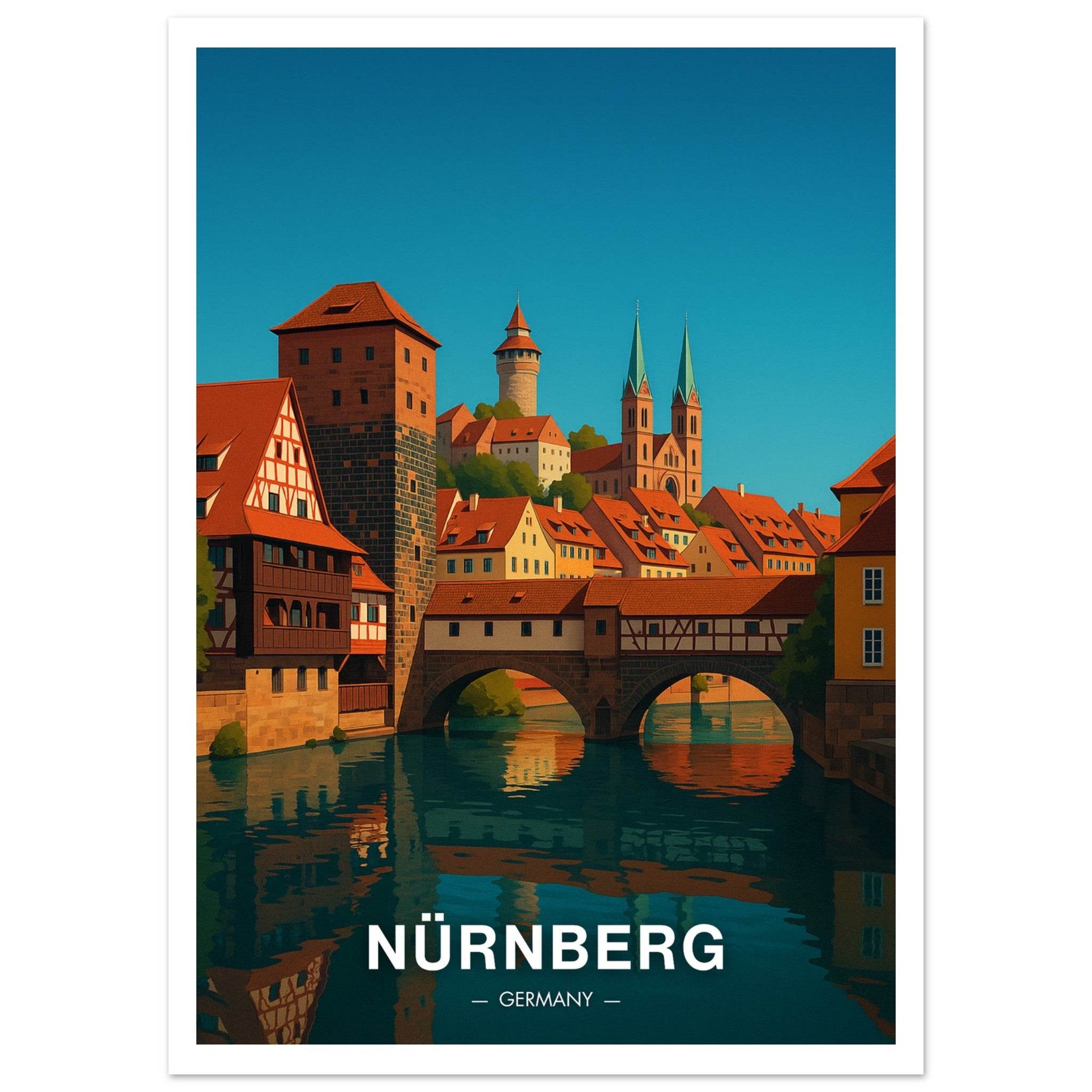 Nürnberg Poster - Geoprints