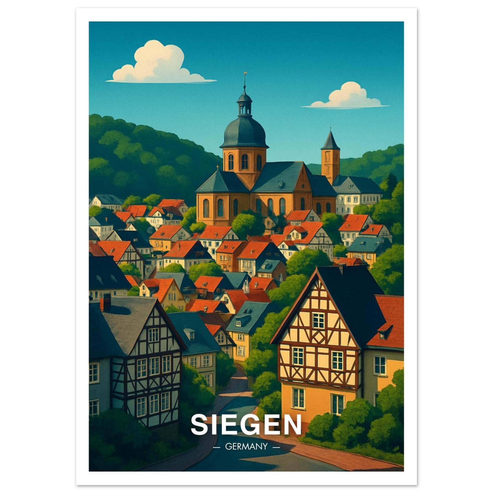 Siegen Poster - Geoprints