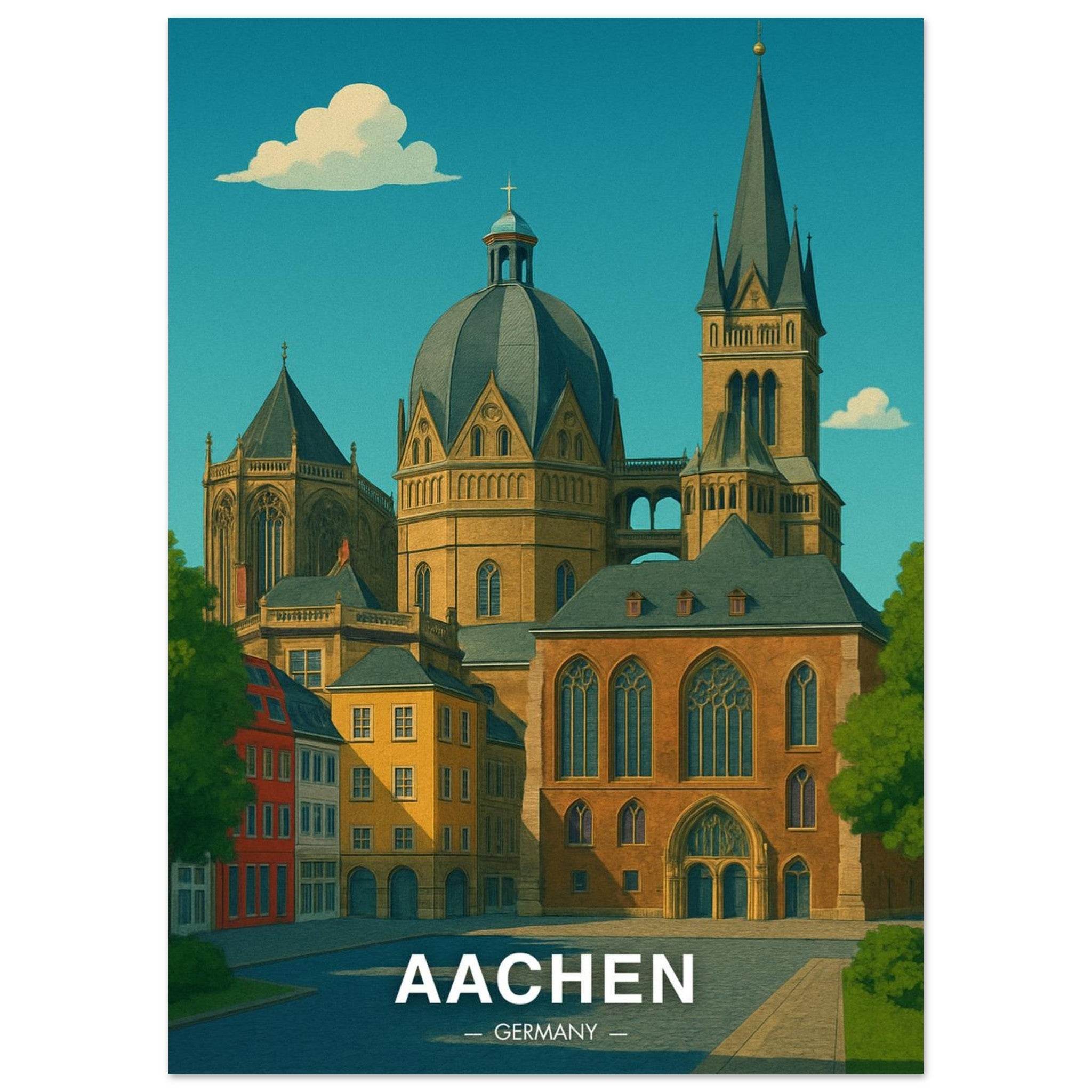 Aachen Poster - Geoprints