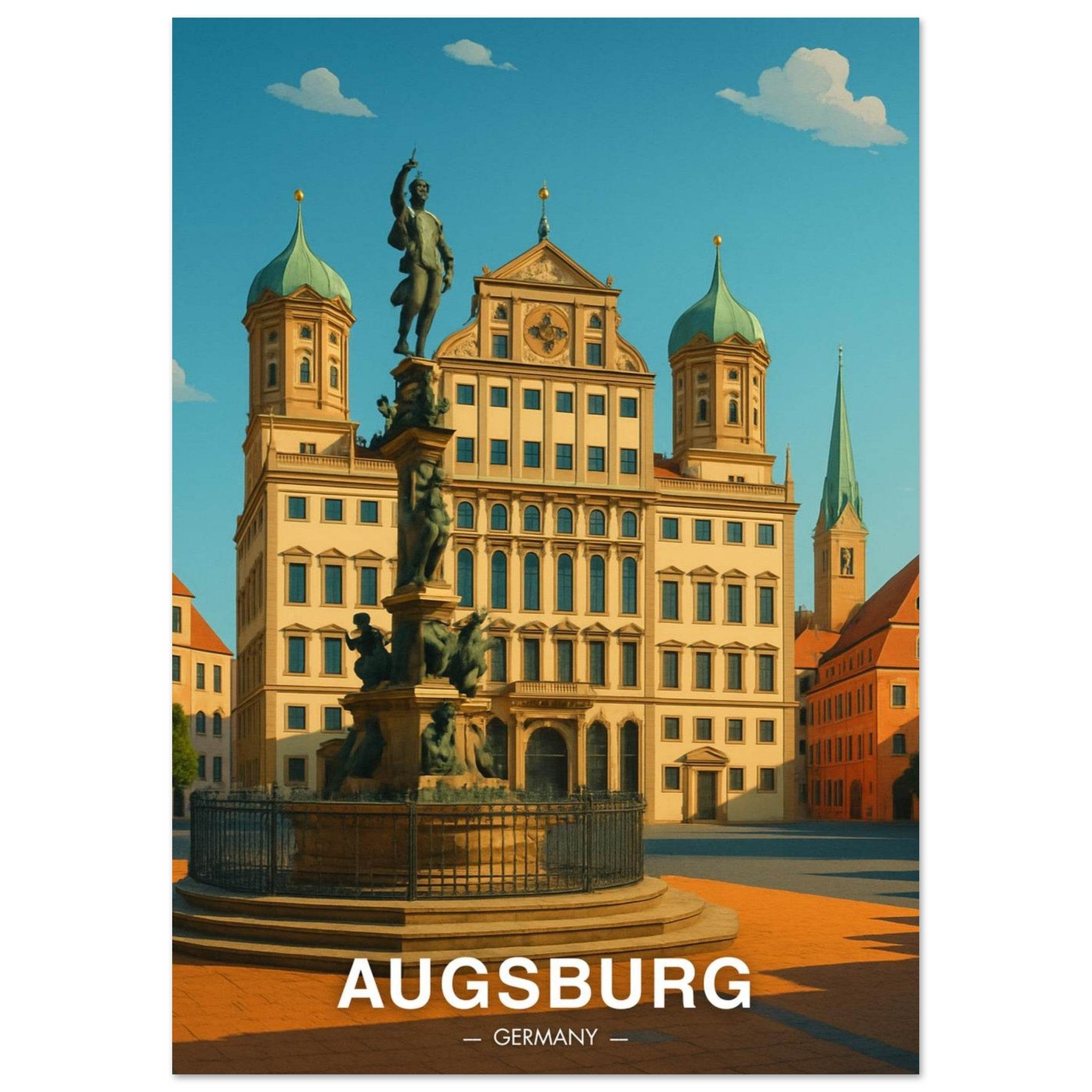 Augsburg Poster - Geoprints