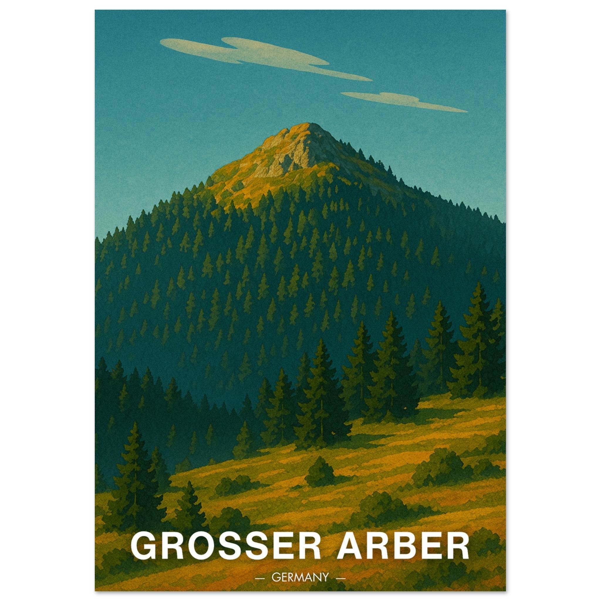 Grosser Arber Poster - Geoprints