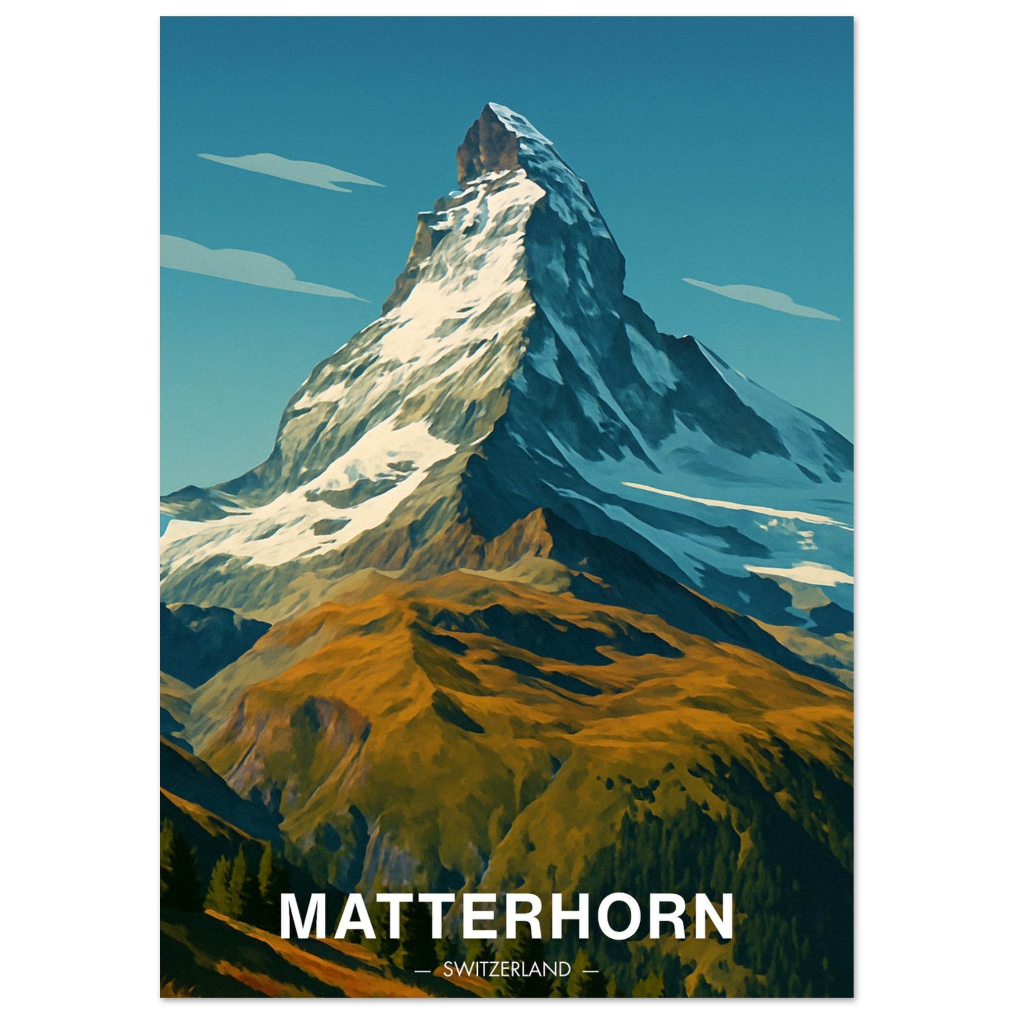 Matterhorn Poster - Geoprints