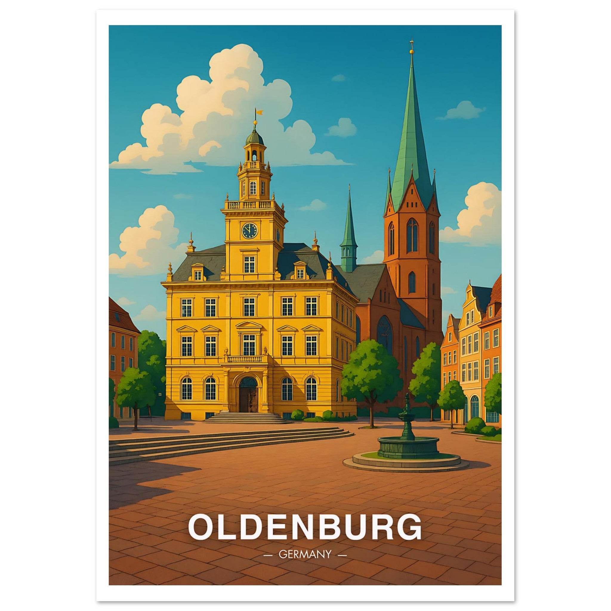 Oldenburg Poster - Geoprints