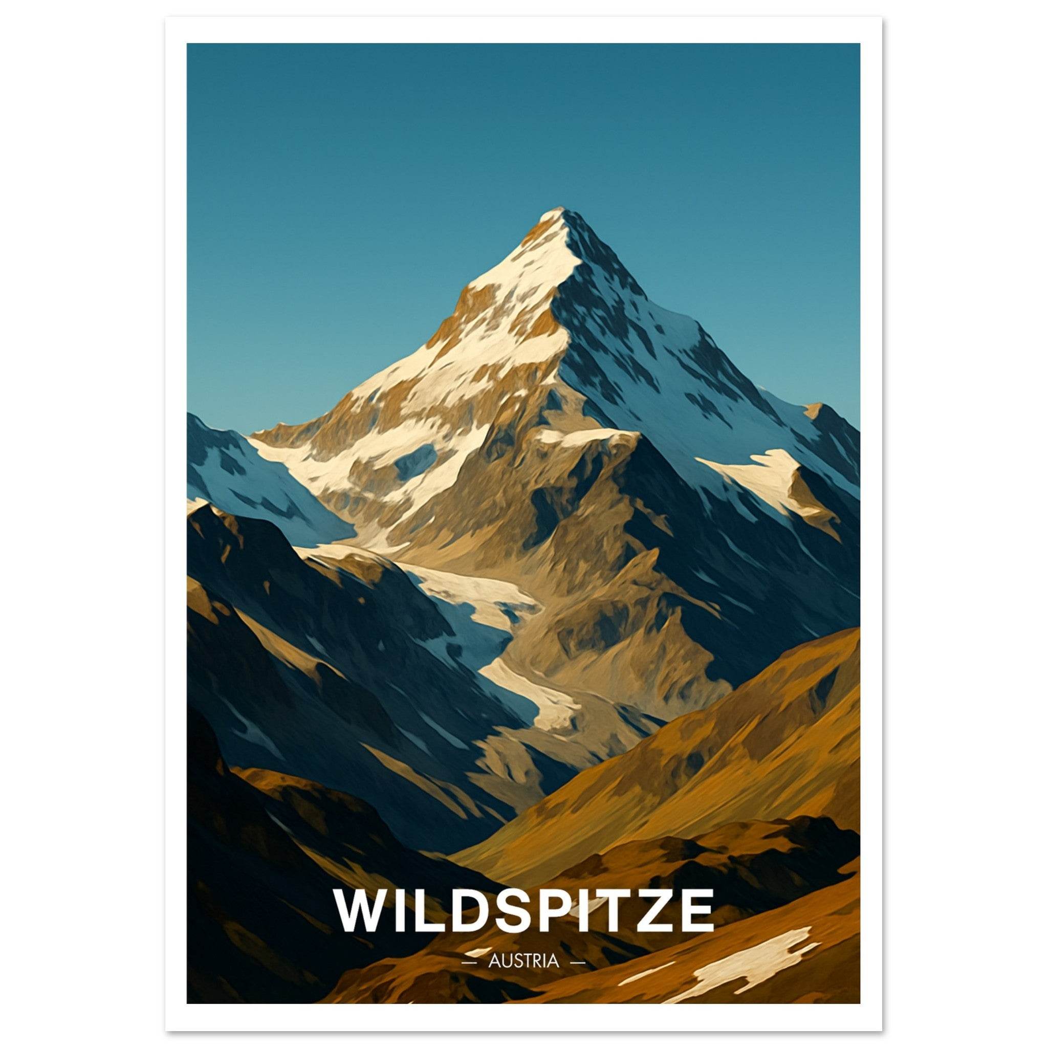 Wildspitze Poster - Geoprints