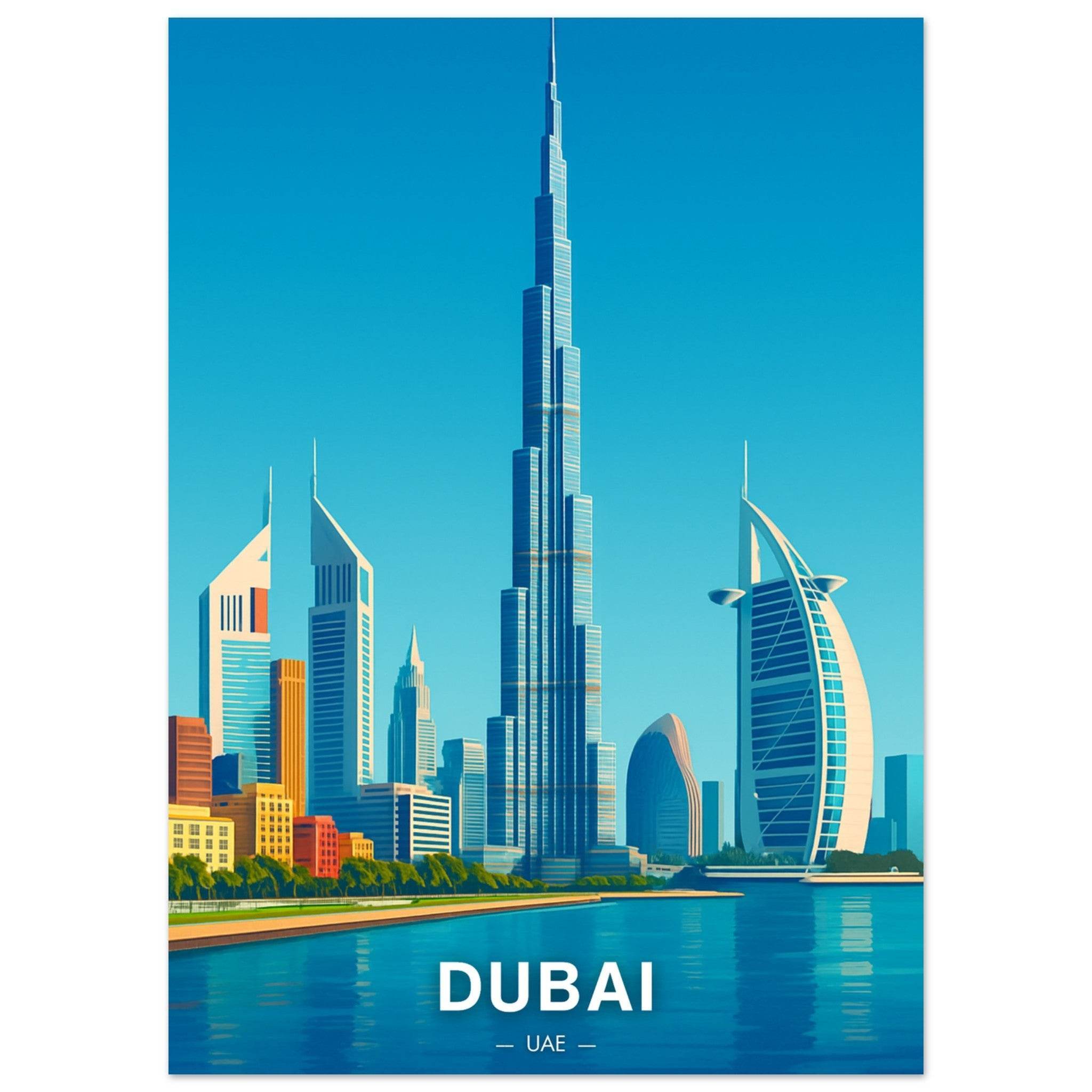 Dubai Poster - Geoprints