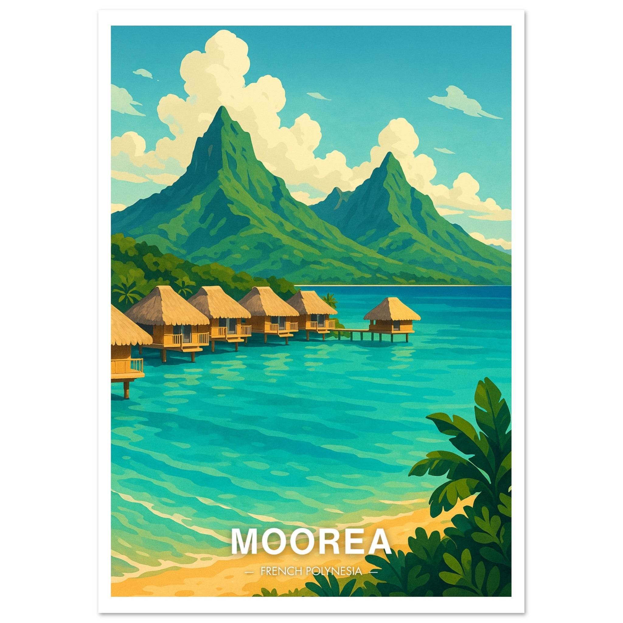 Moorea Poster - Geoprints