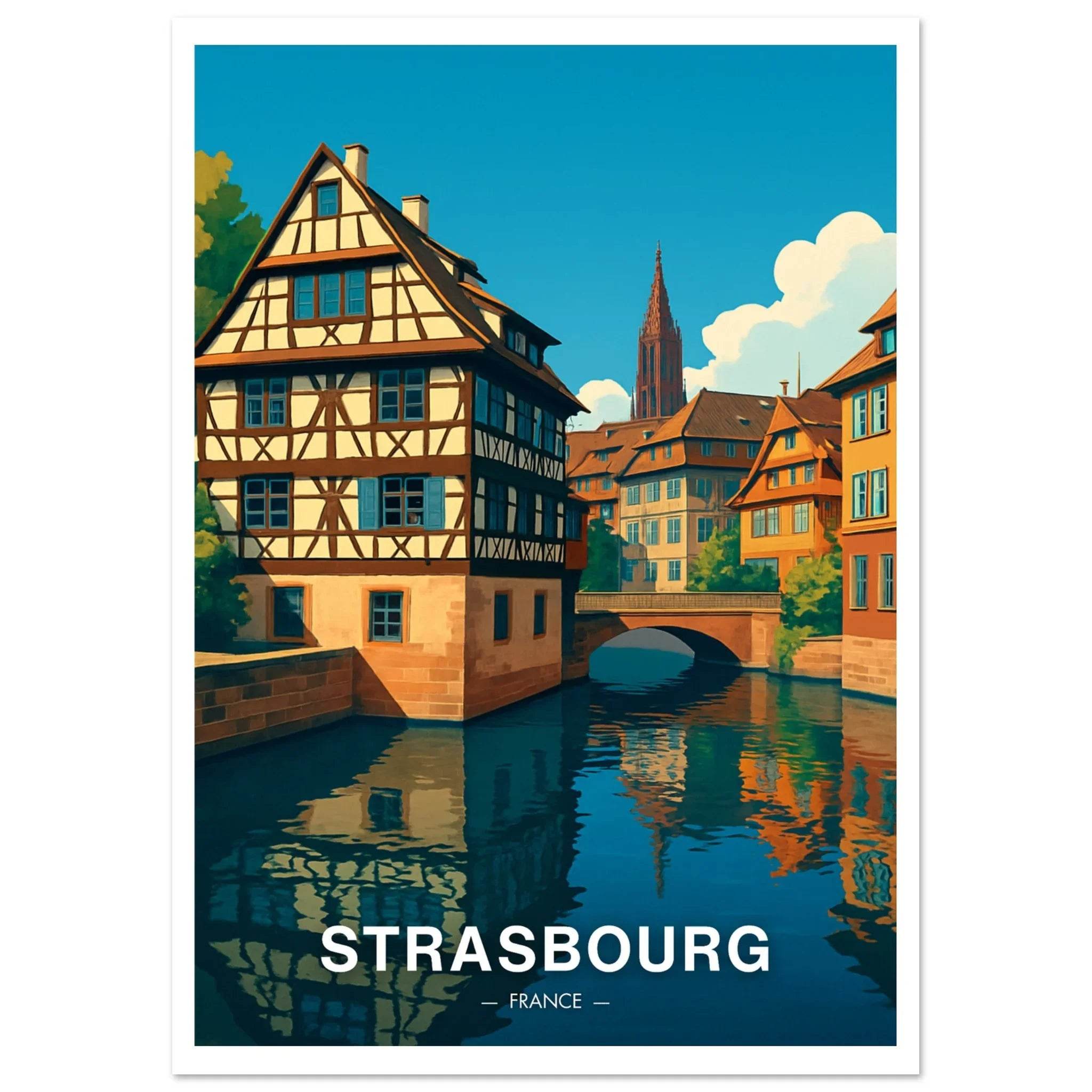 Staßburg Poster - Geoprints