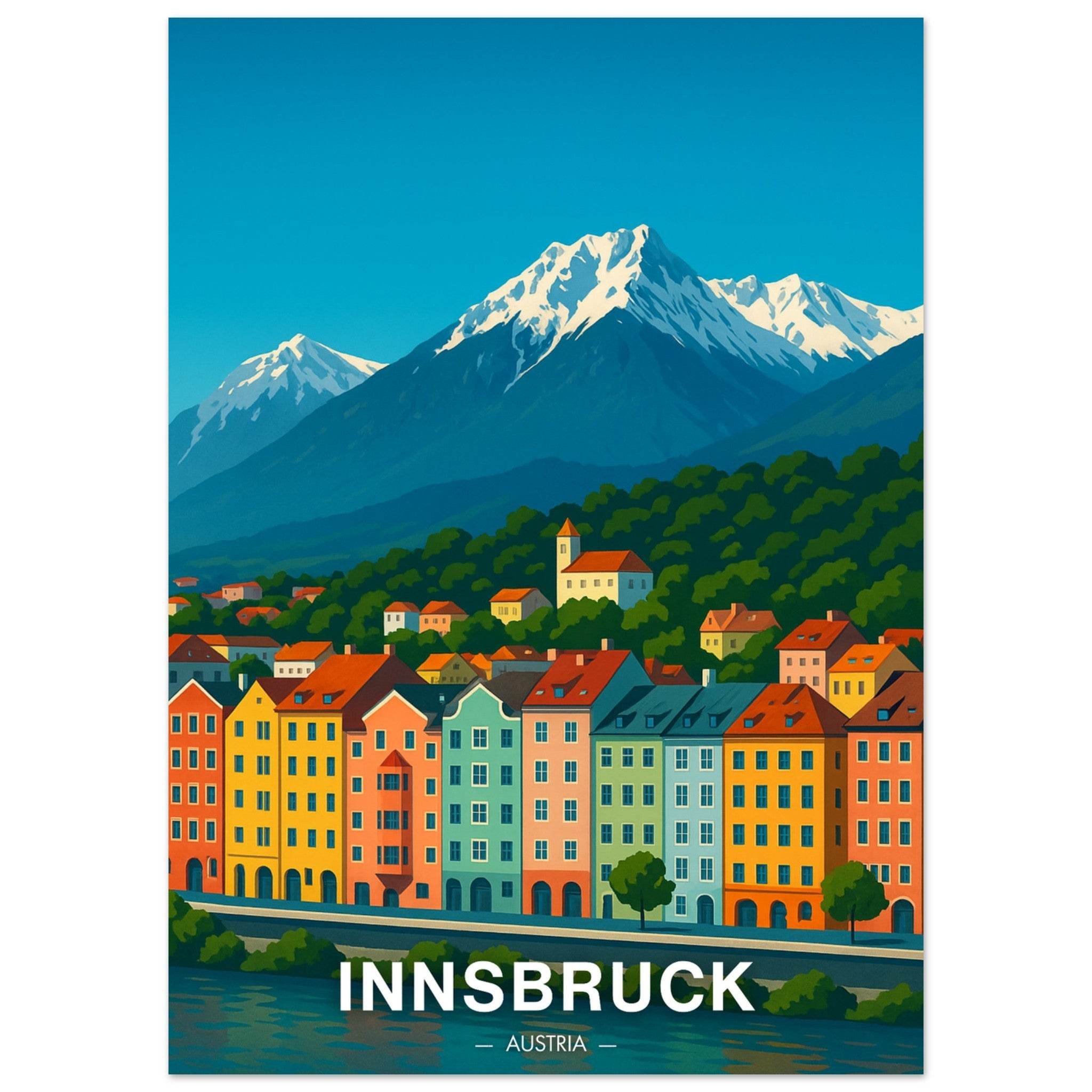 Innsbruck Poster - Geoprints