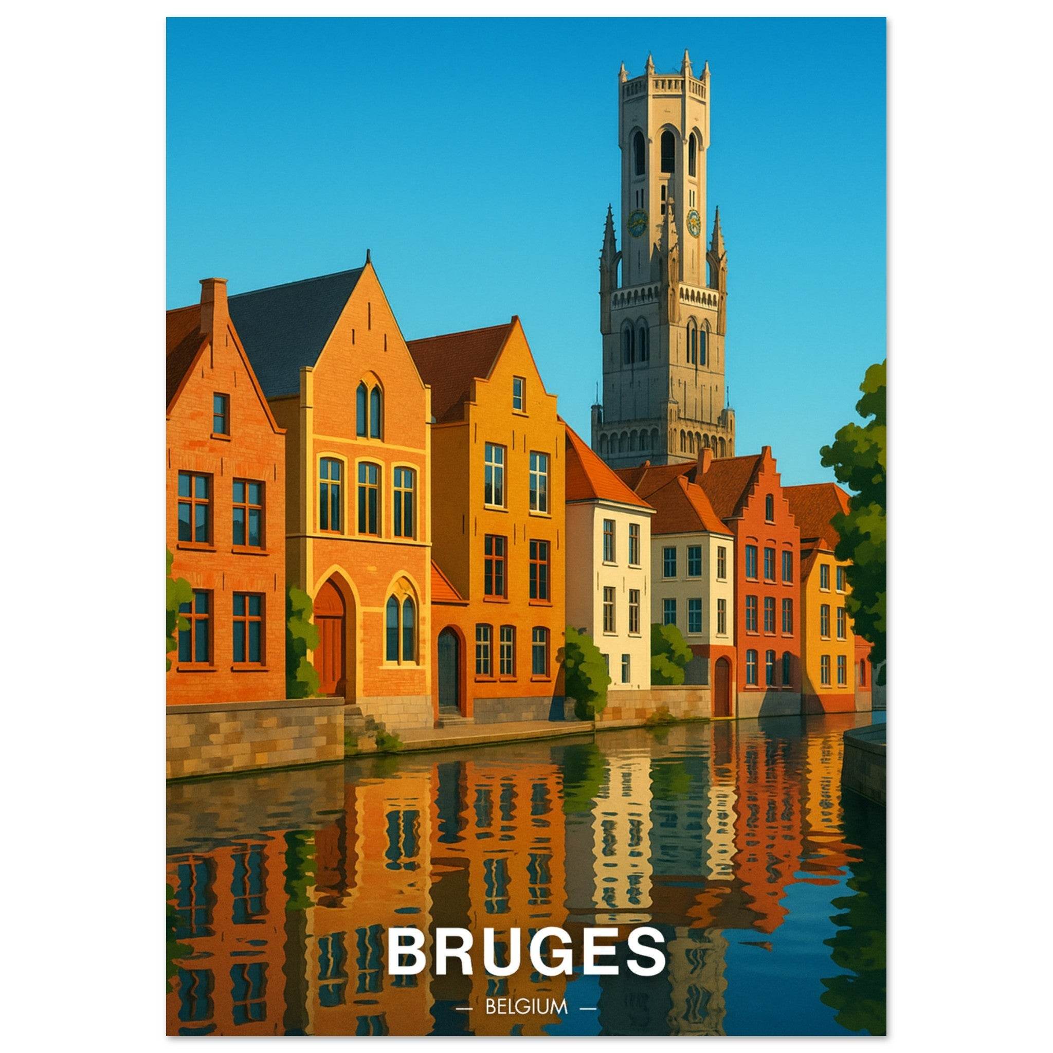 Brügge Poster - Geoprints