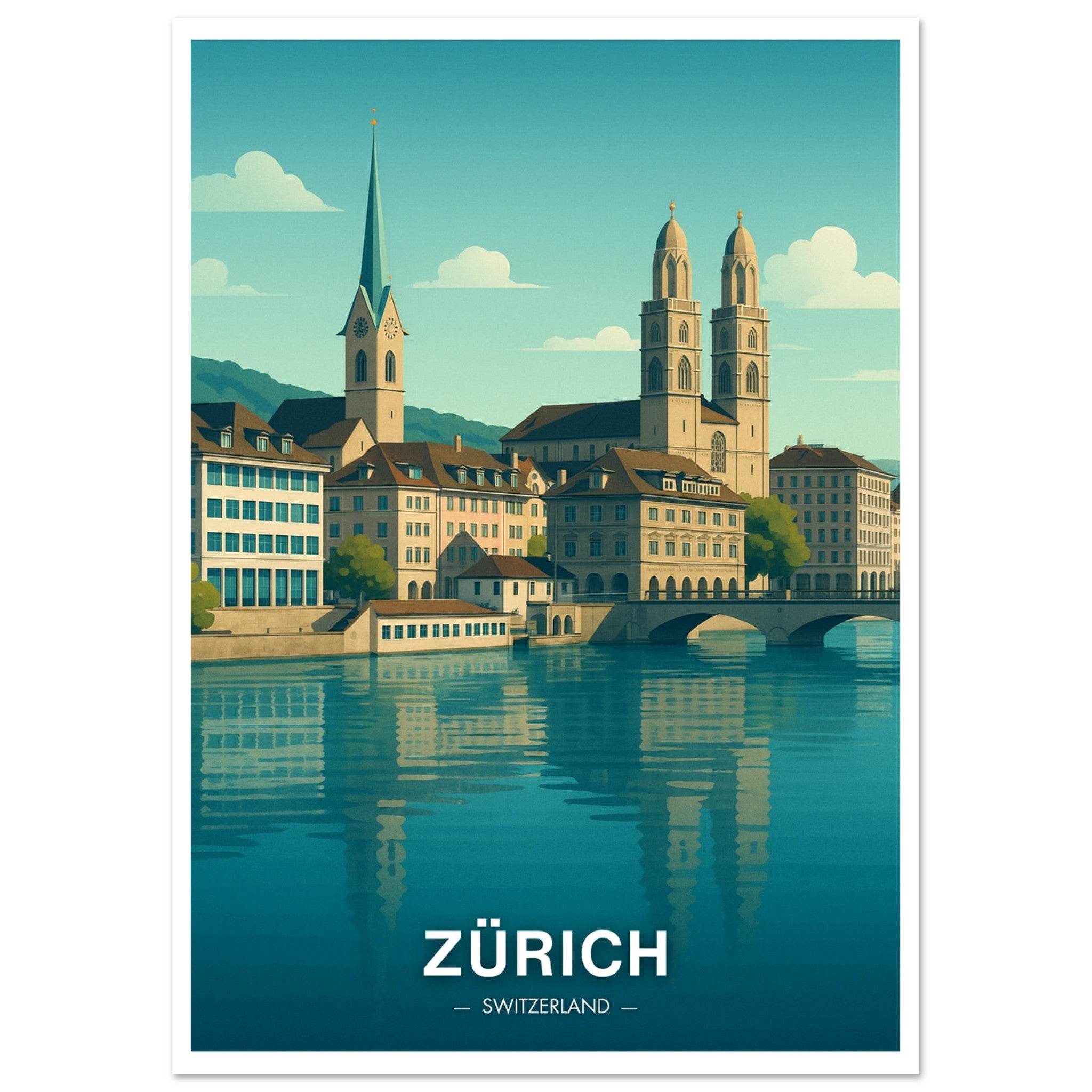 Zürich Poster - Geoprints