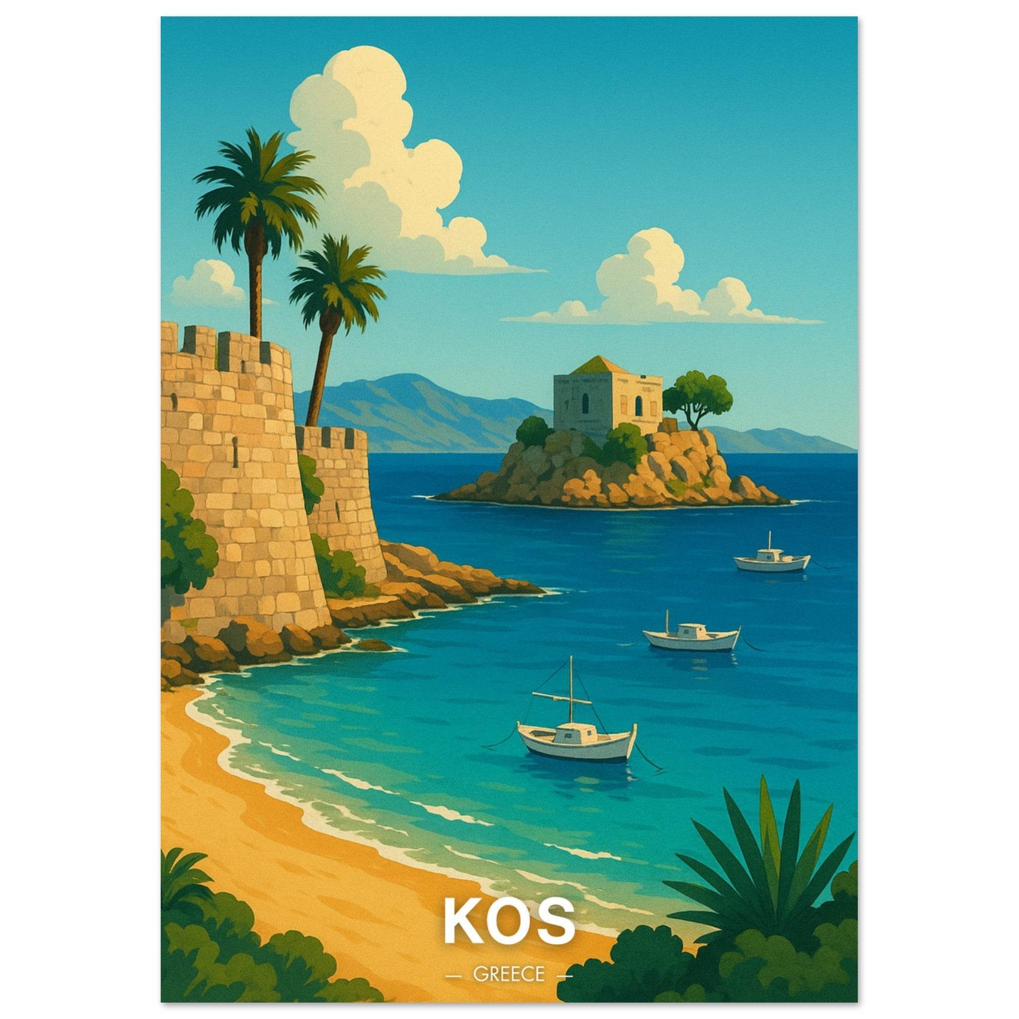Kos Poster - Geoprints