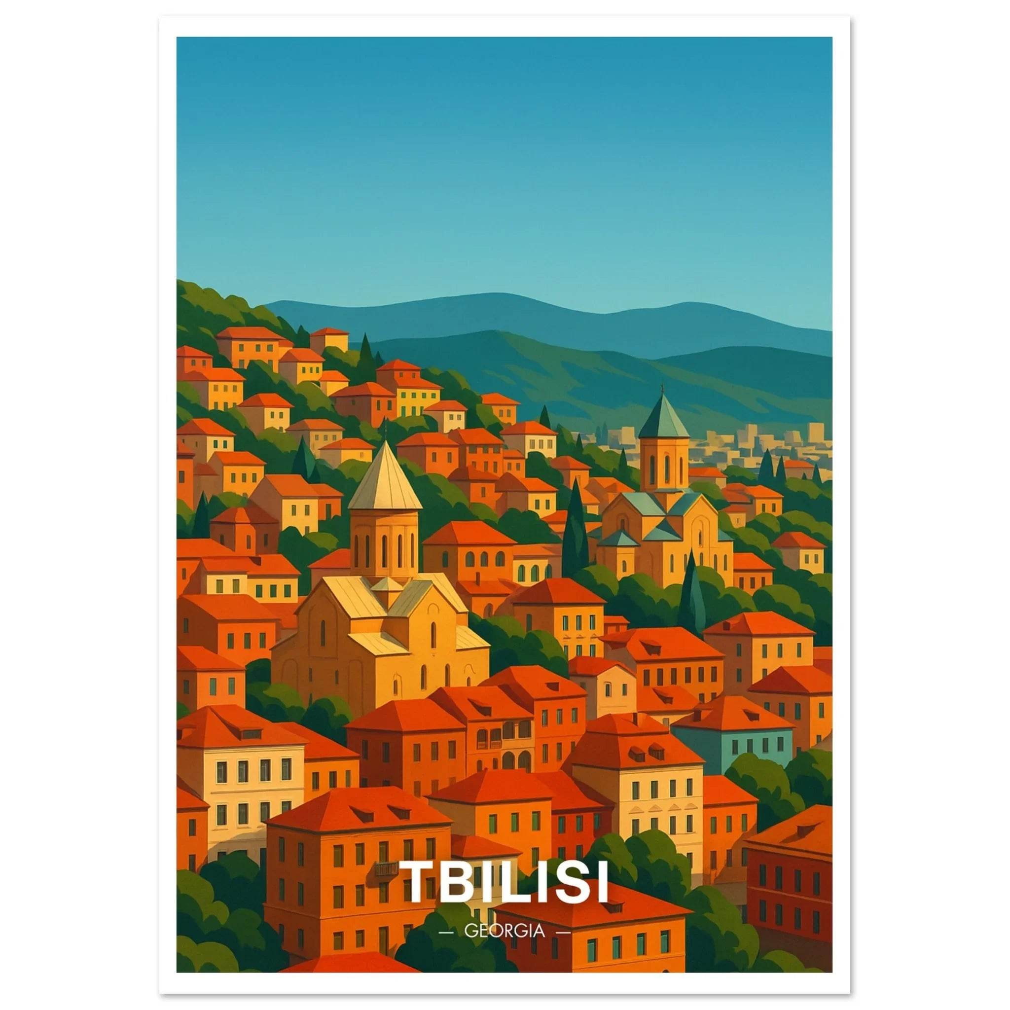 Tbilisi Poster - Geoprints