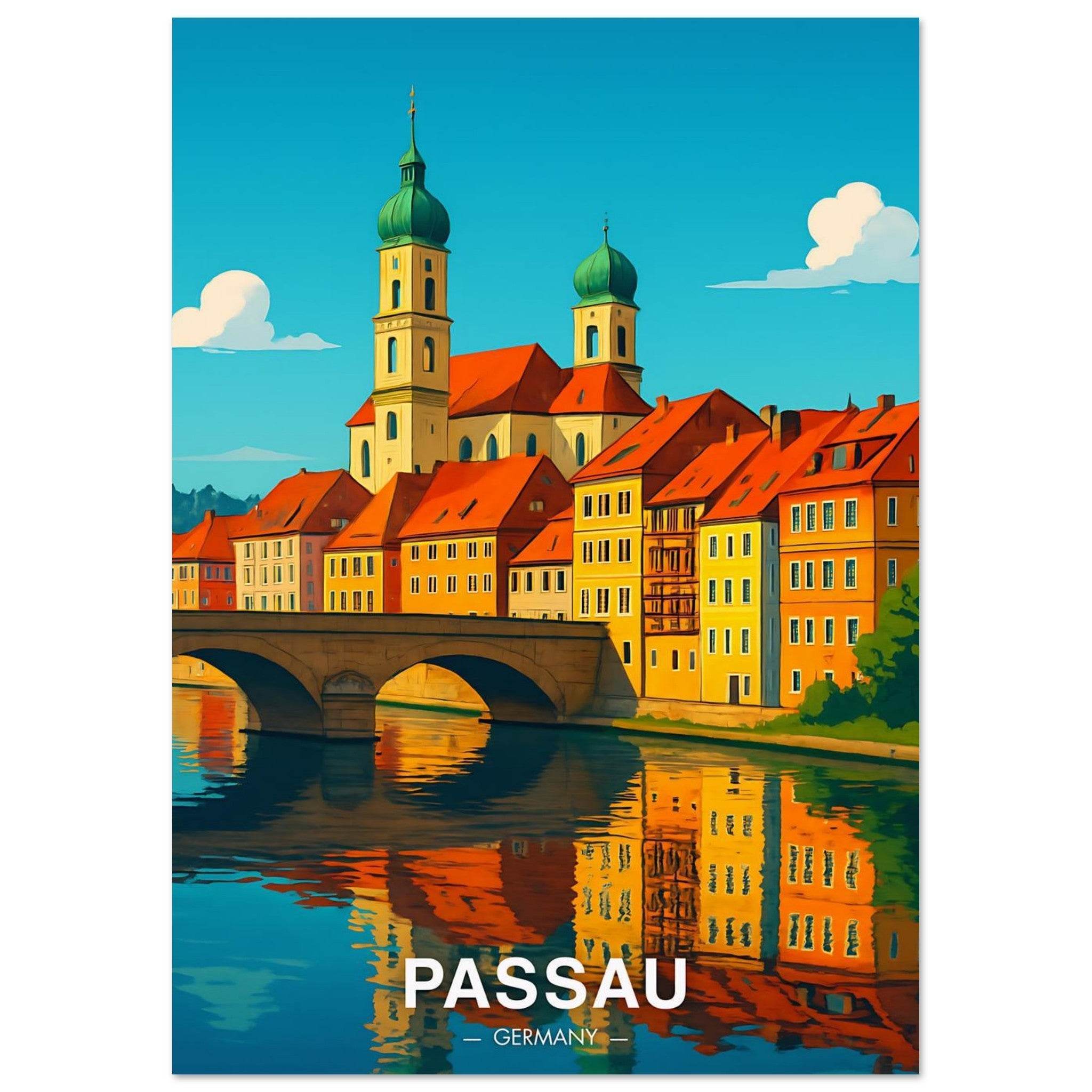 Passau Poster - Geoprints