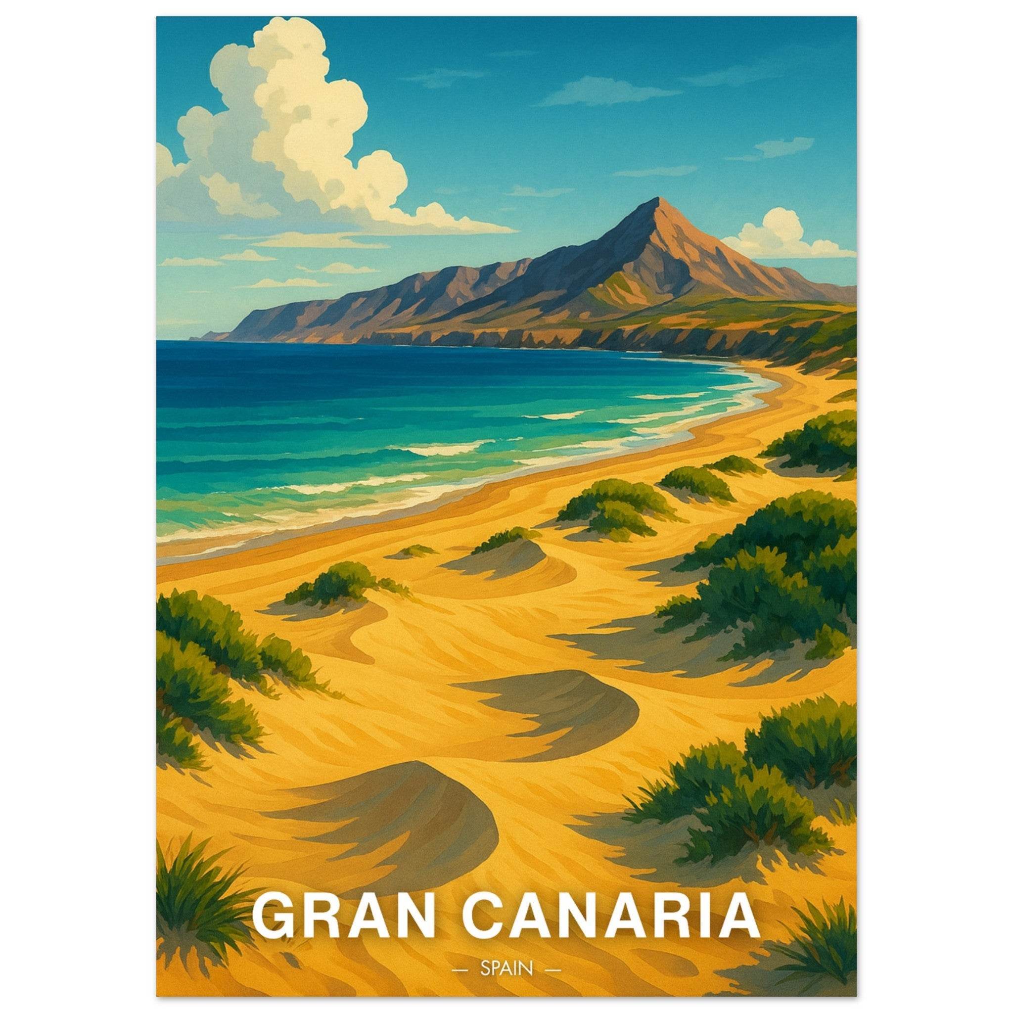 Gran Canaria Poster - Geoprints