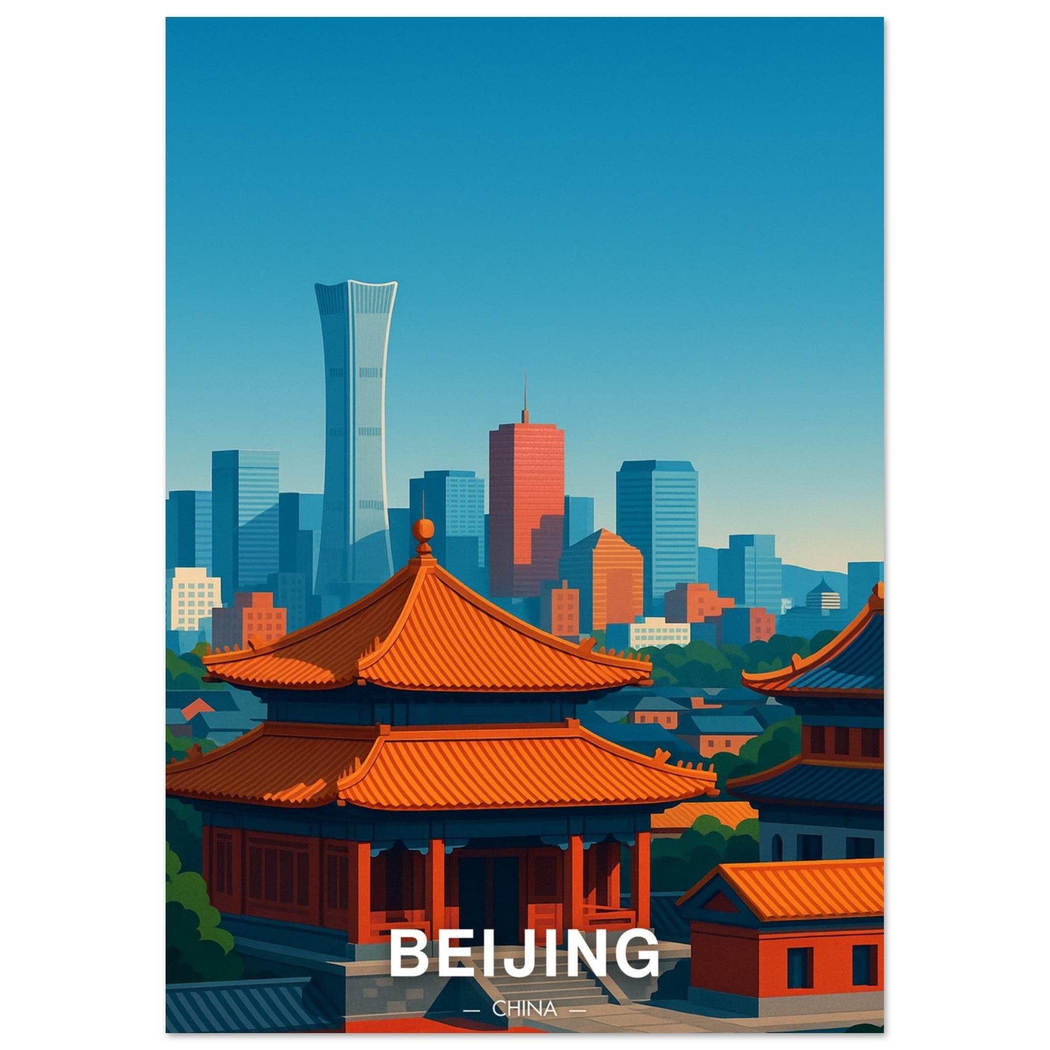 Peking Poster - Geoprints