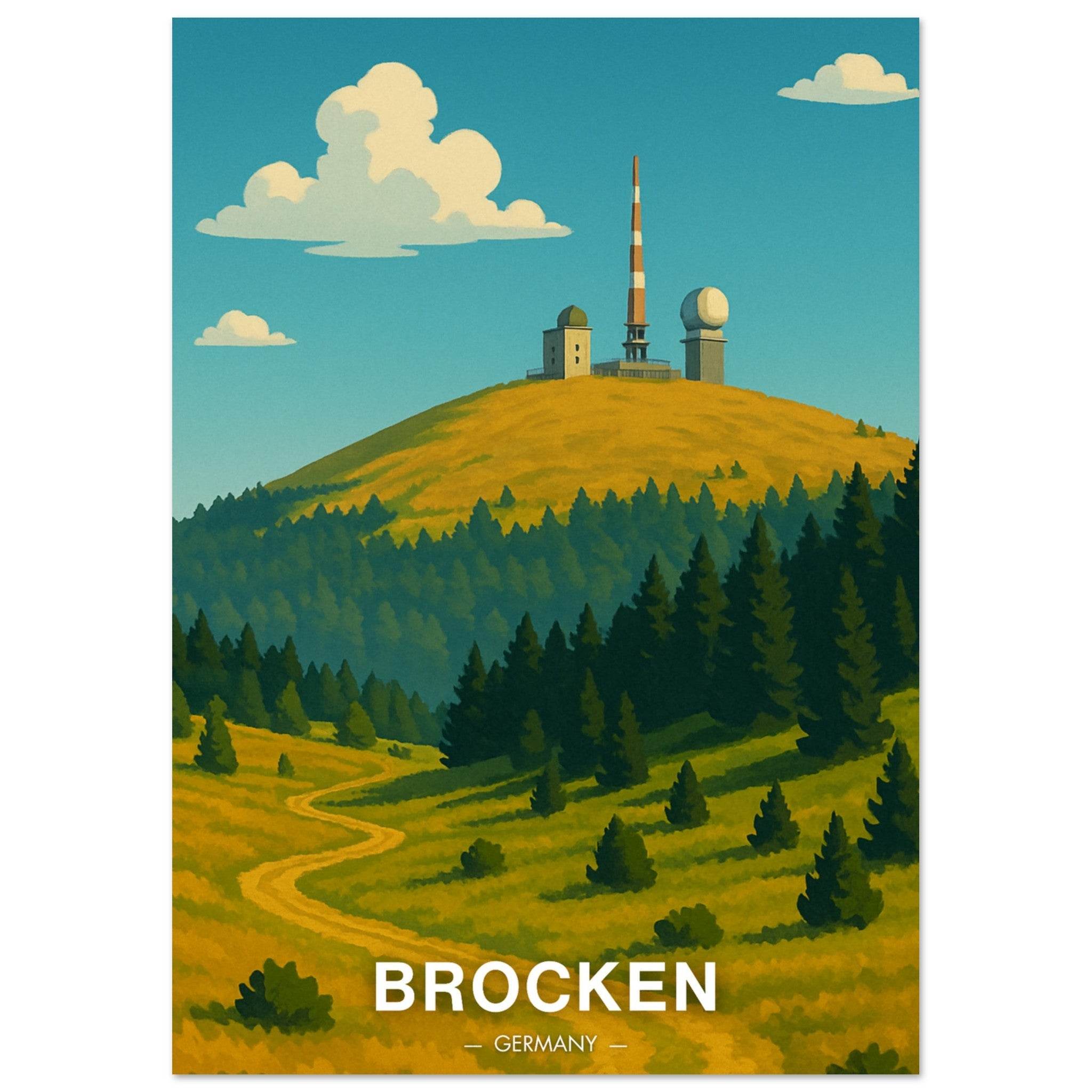 Brocken Poster - Geoprints