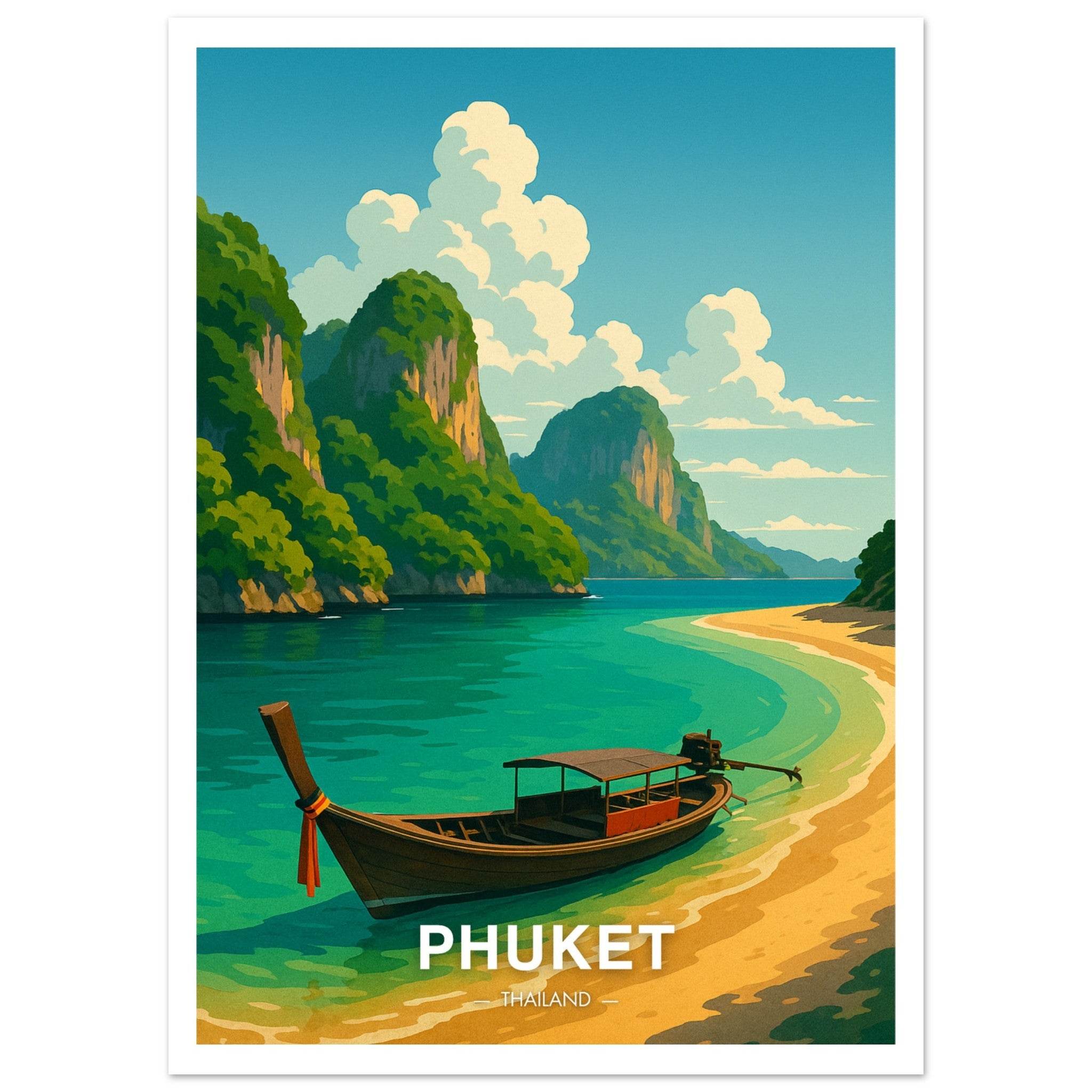 Phuket Poster - Geoprints