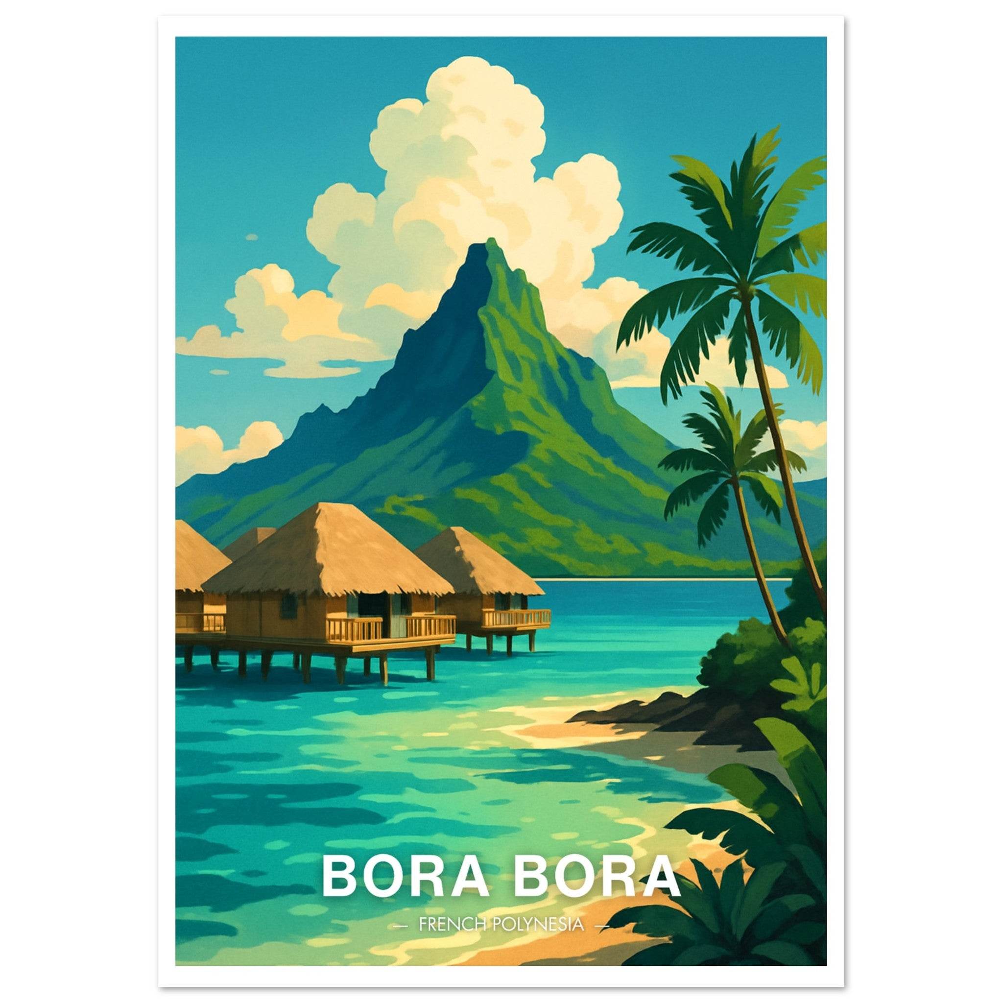 Bora Bora Poster - Geoprints