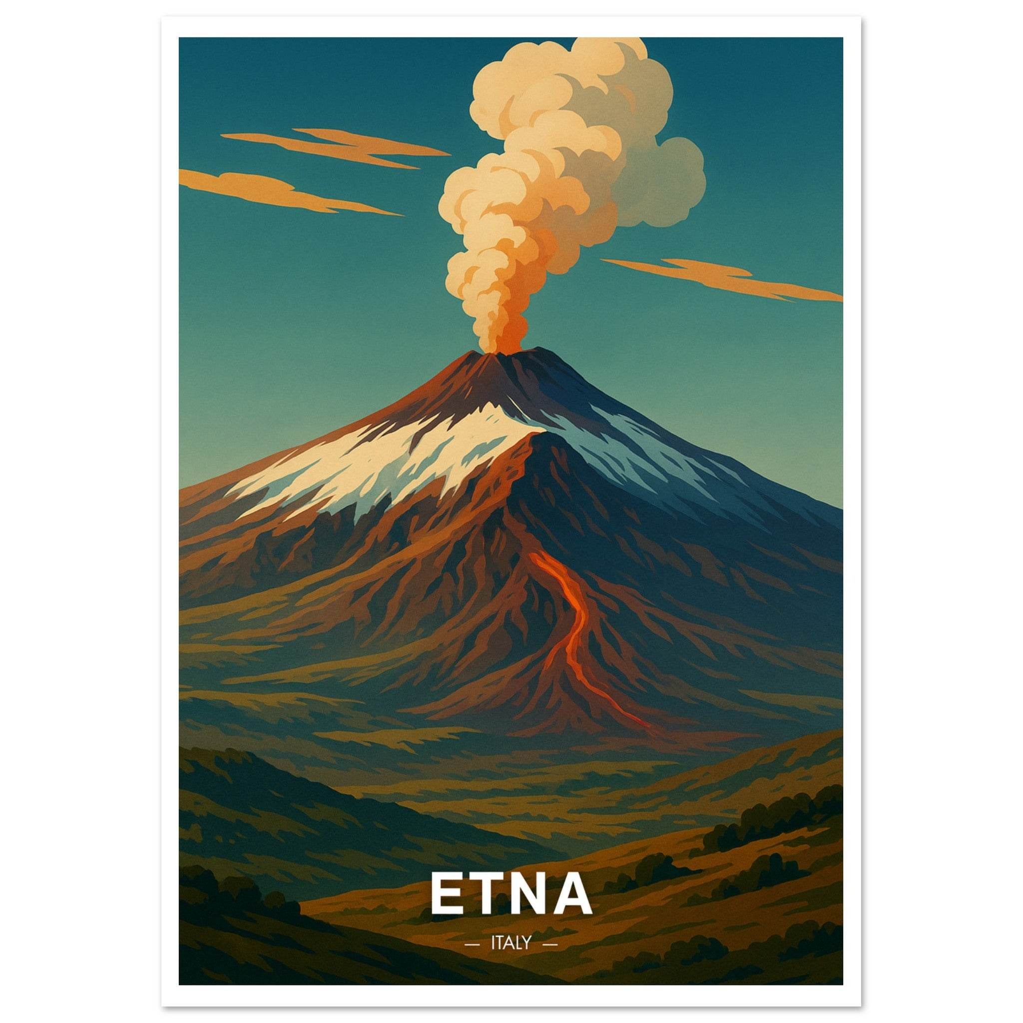 Ätna Poster - Geoprints