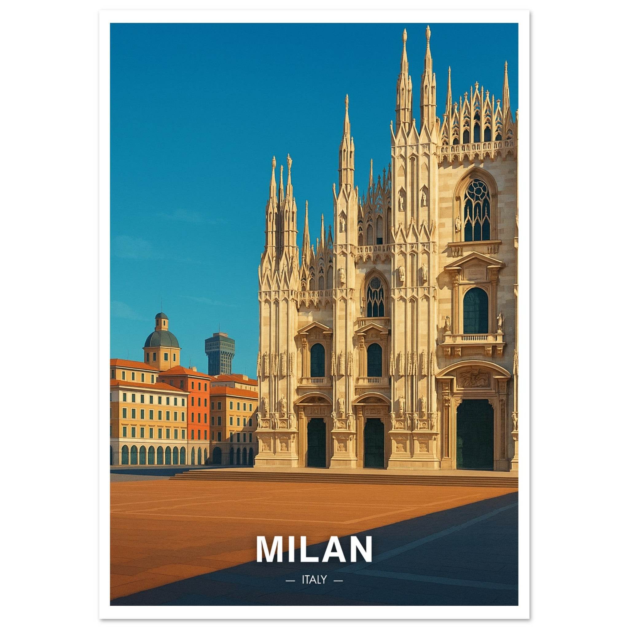 Milan Poster - Geoprints