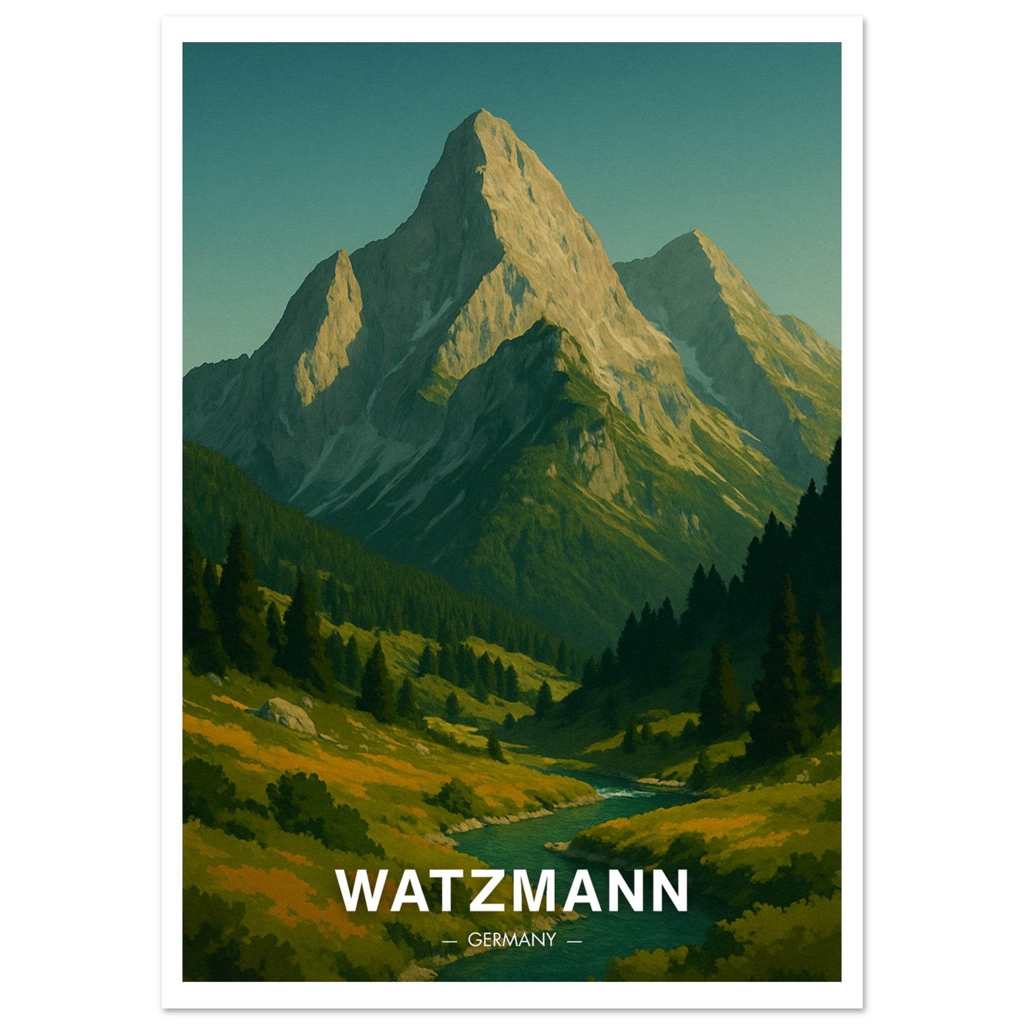 Watzmann Poster - Geoprints