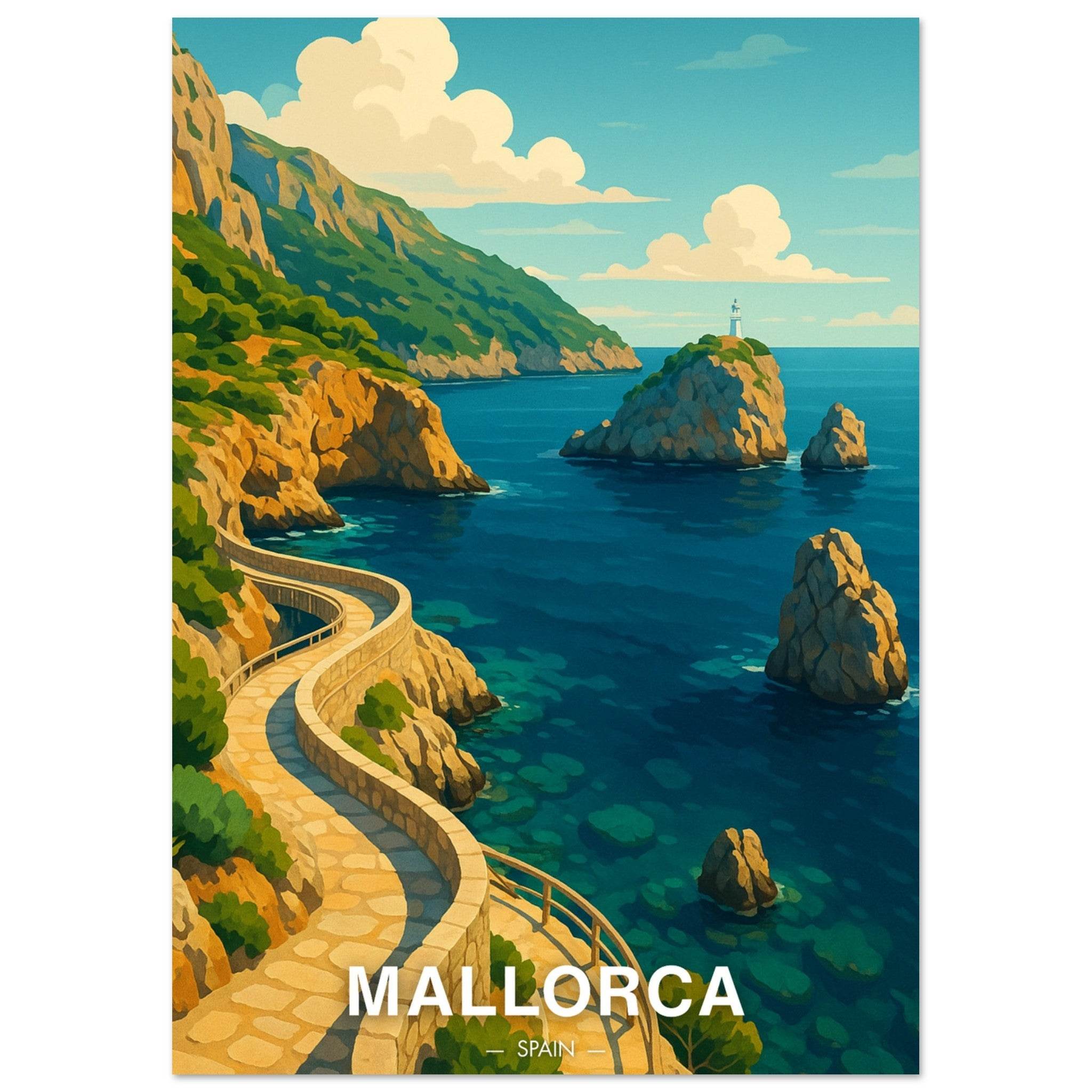 Mallorca Poster - Geoprints