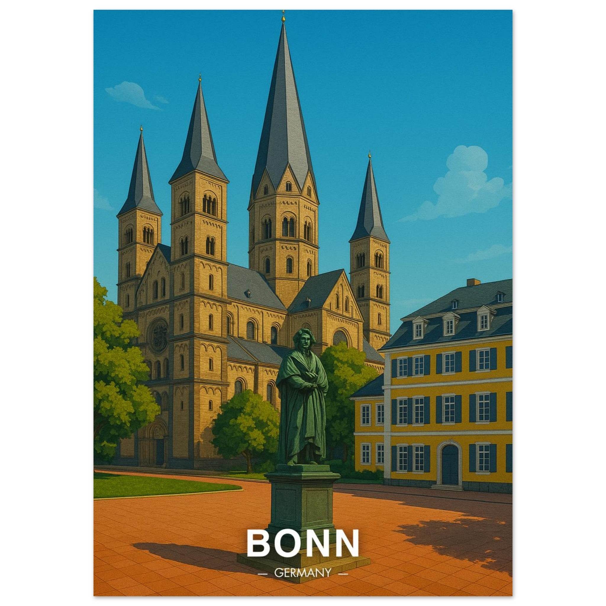 Bonn Poster - Geoprints