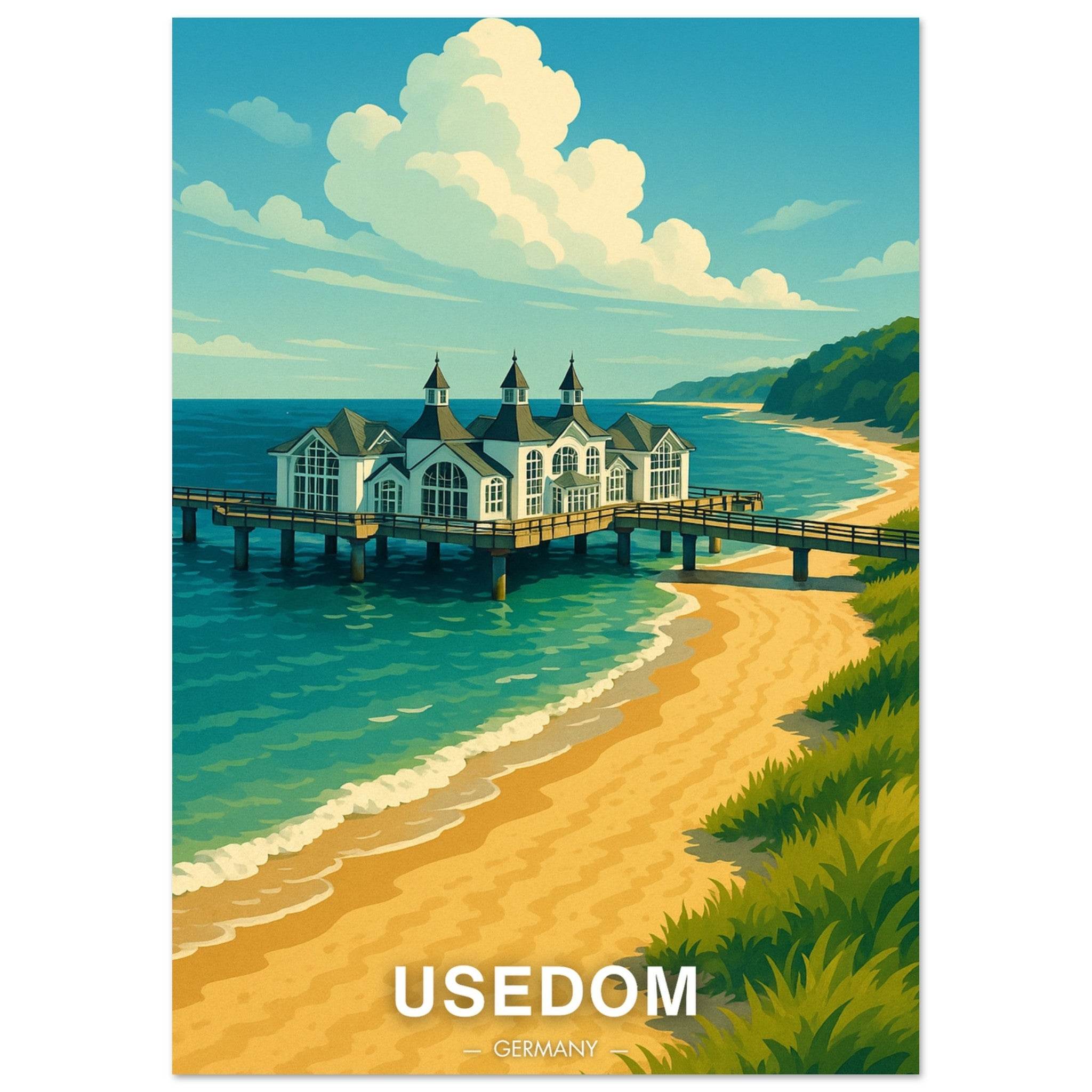 Usedom Poster - Geoprints