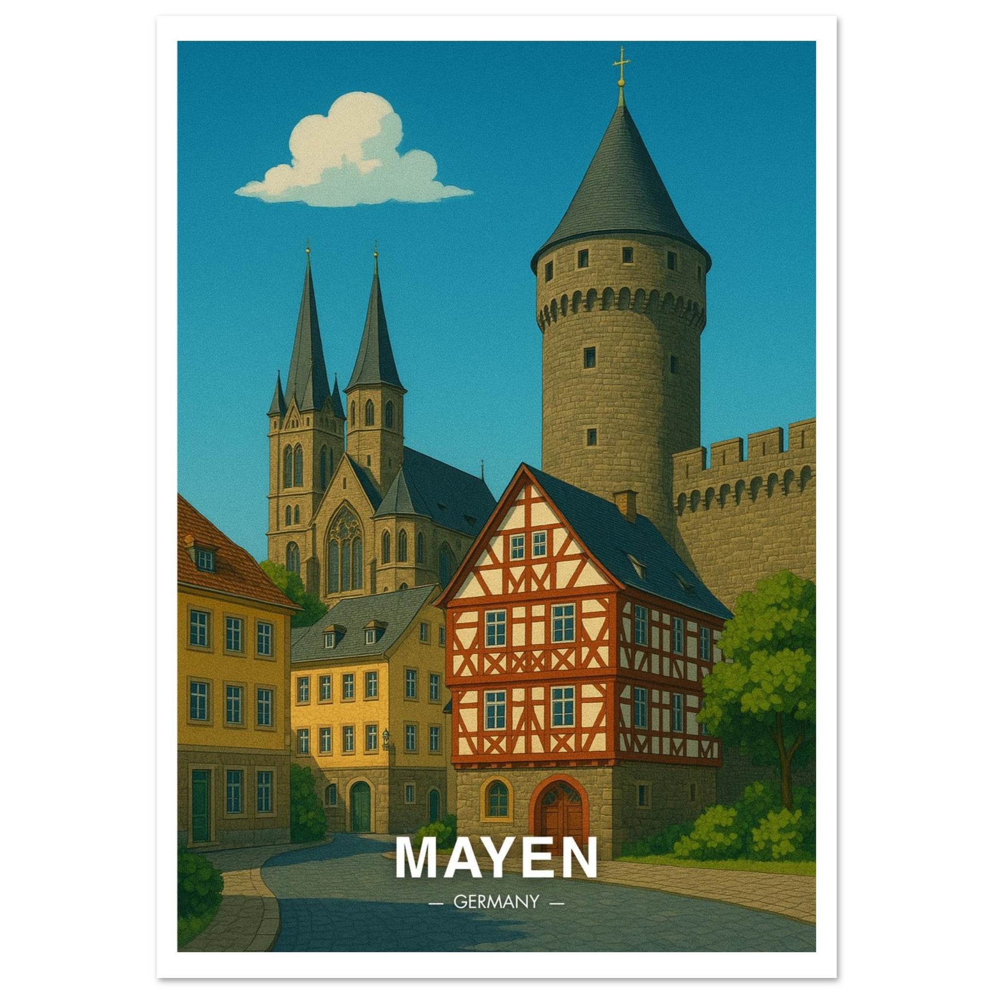 Mayen Poster - Geoprints