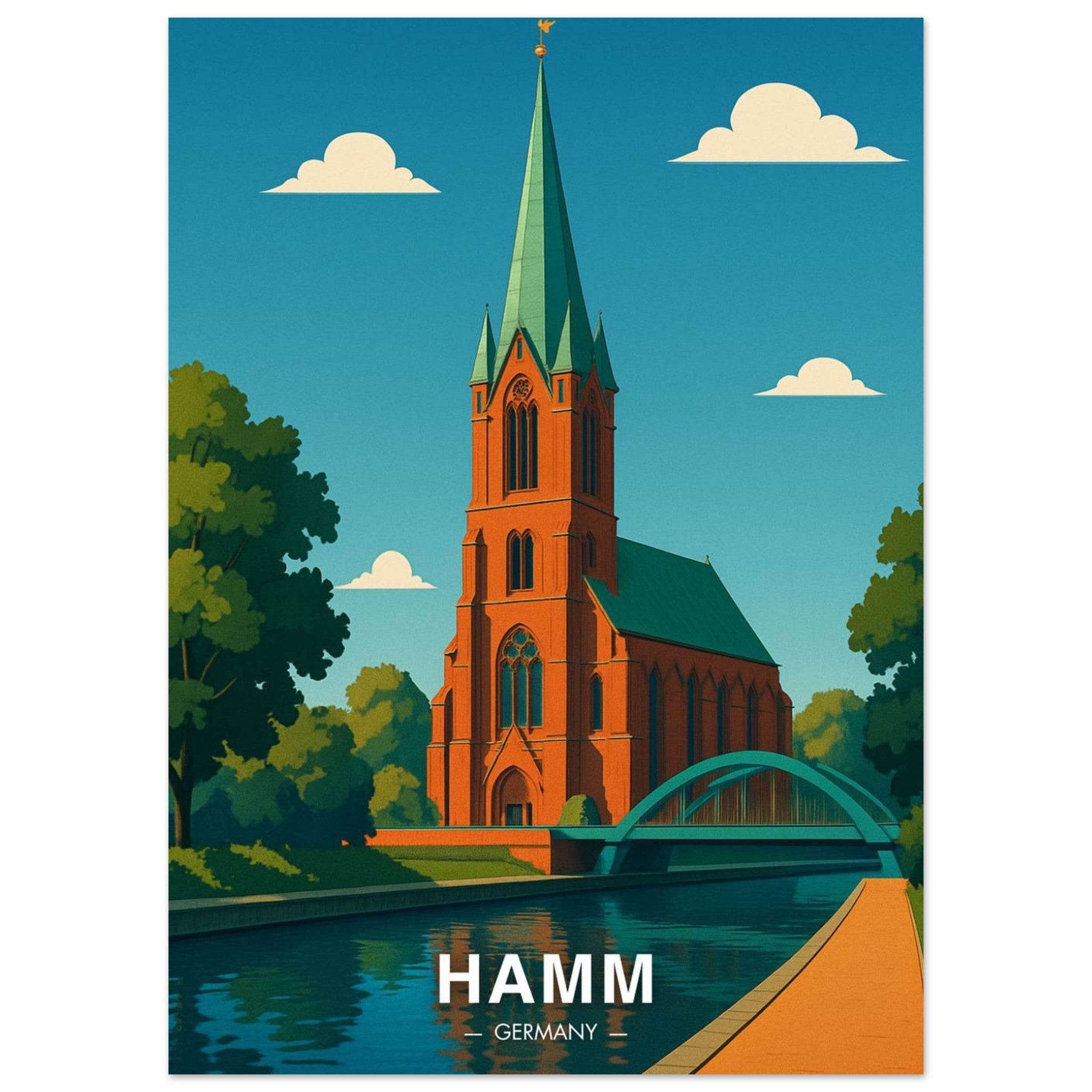 Hamm Poster - Geoprints