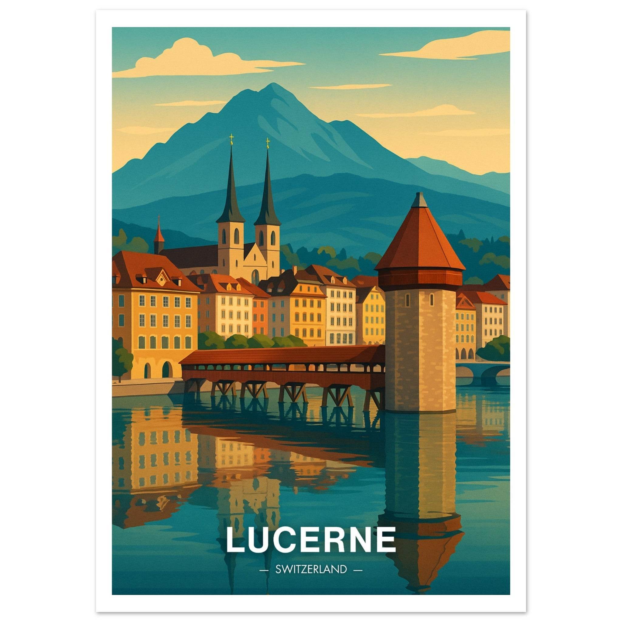 Luzern Poster - Geoprints