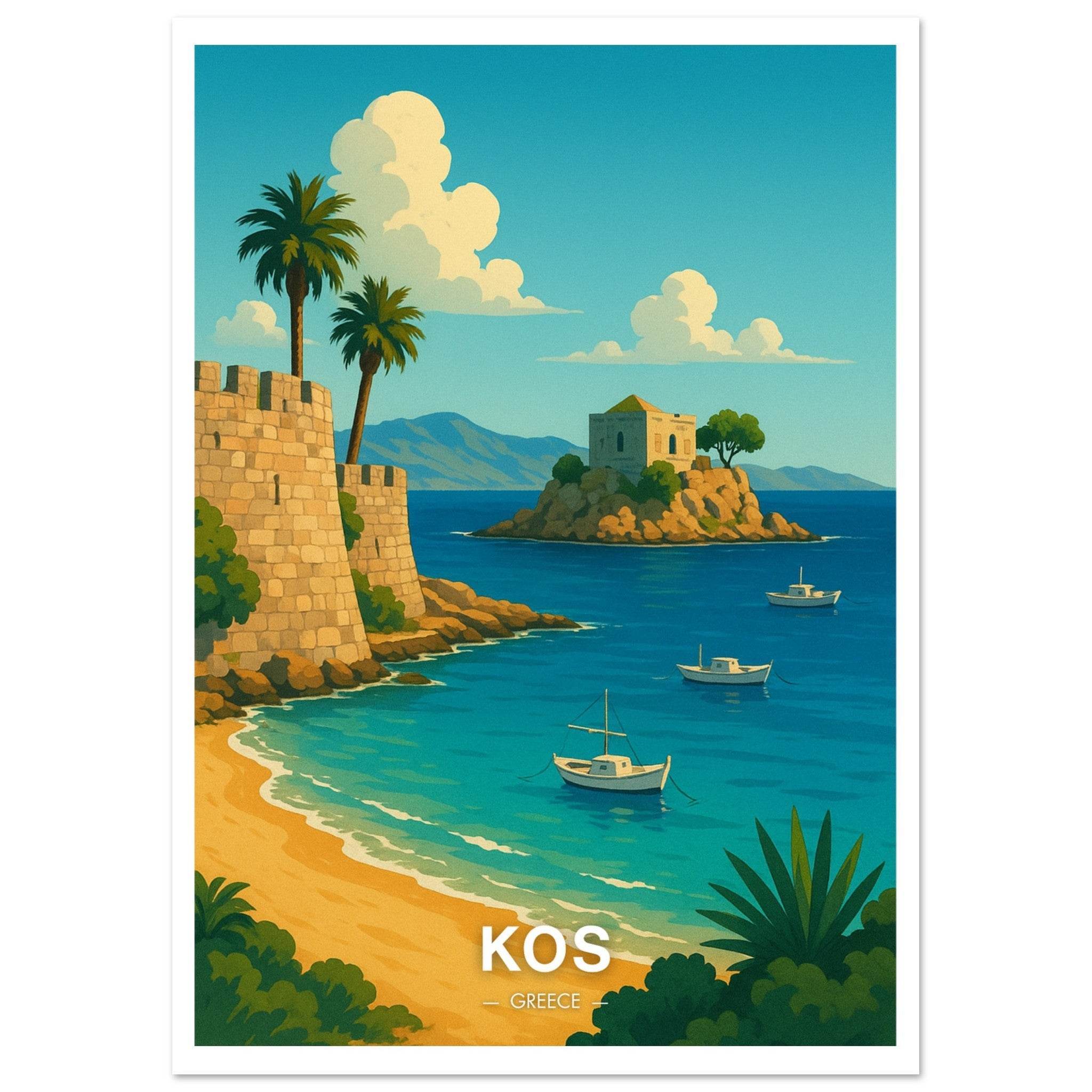 Kos Poster - Geoprints