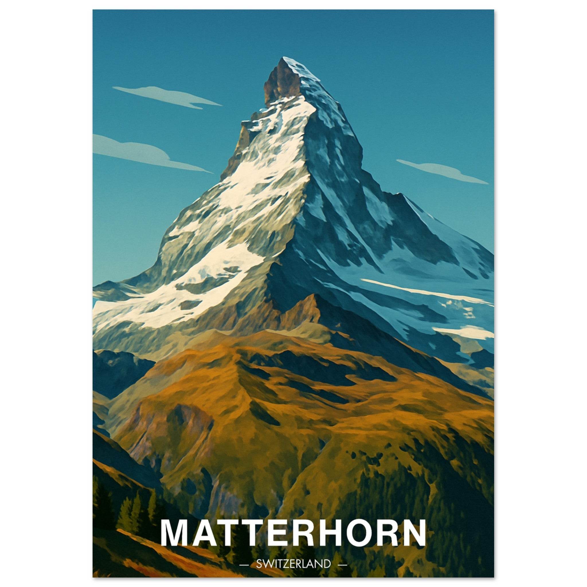 Matterhorn Poster - Geoprints