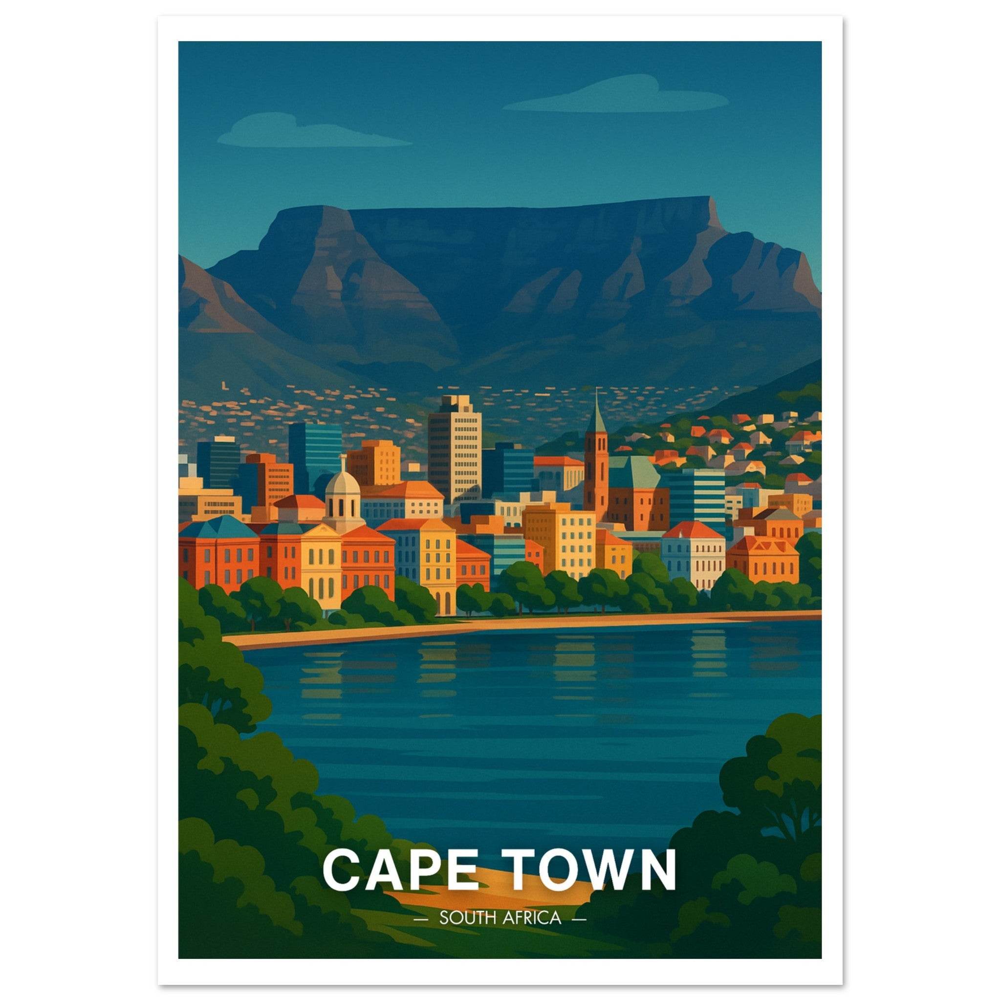 Kapstadt Poster - Geoprints