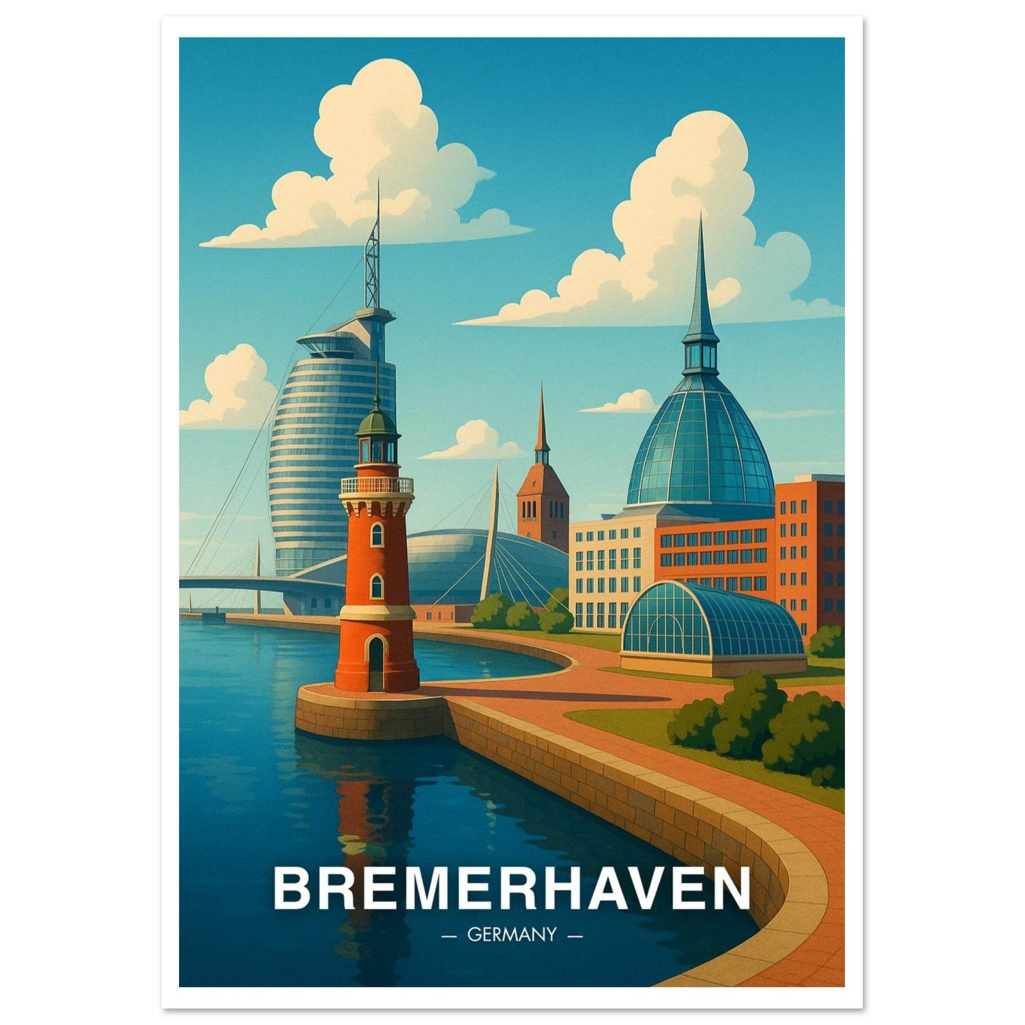 Bremerhaven Poster - Geoprints