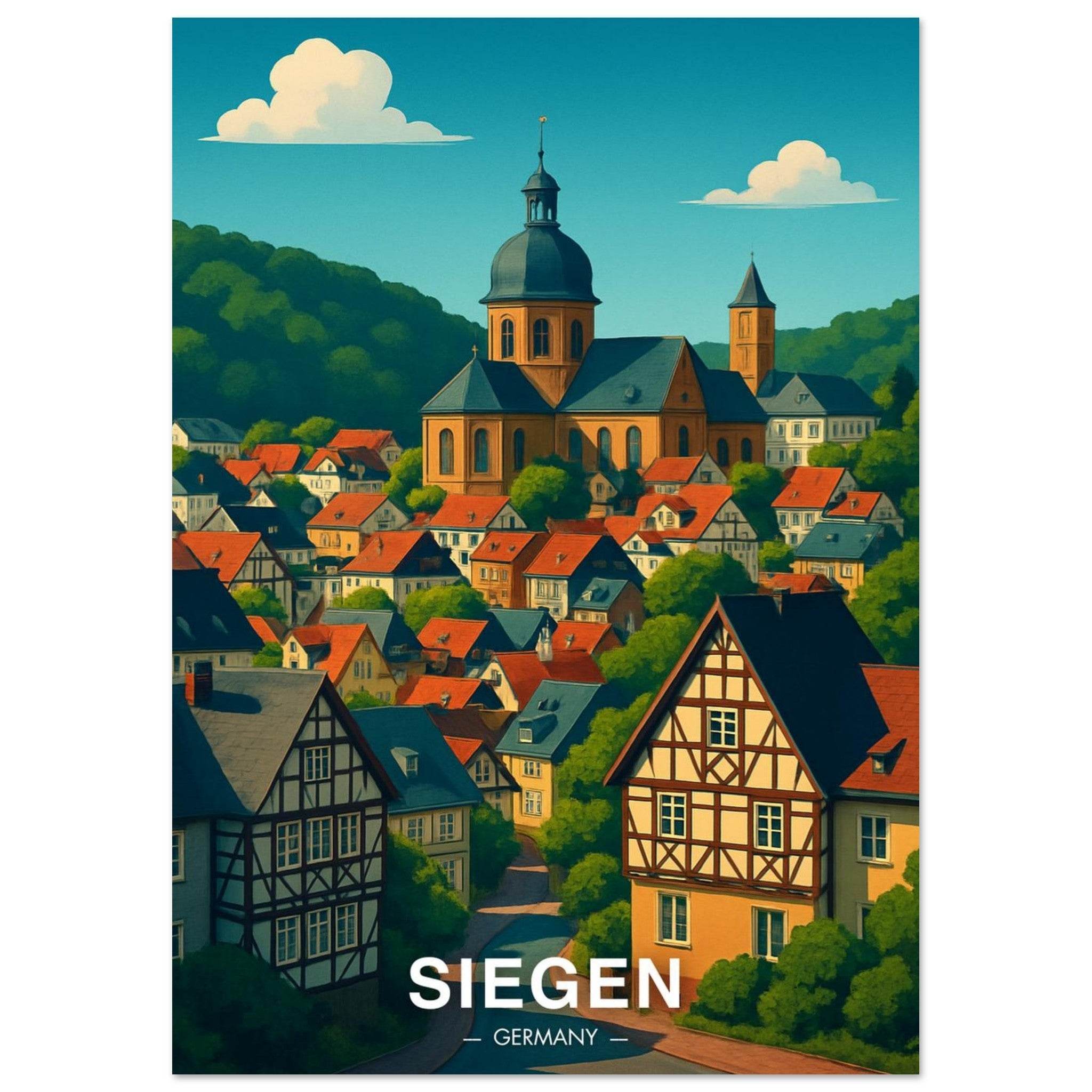 Siegen Poster - Geoprints