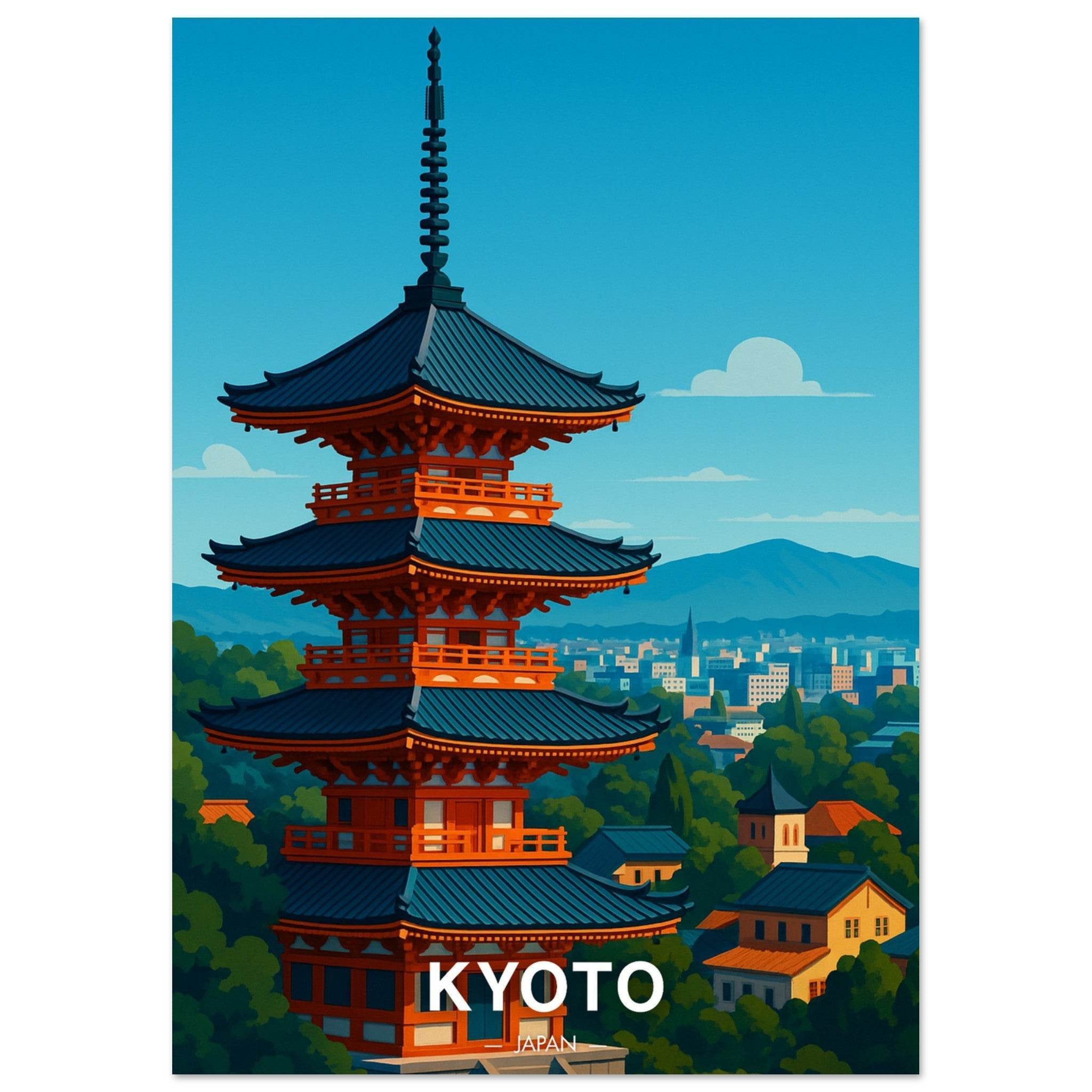 Kyoto Poster - Geoprints