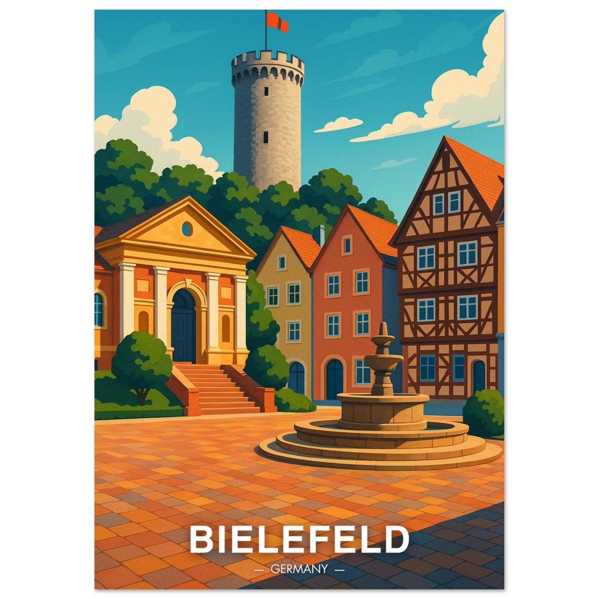 Bielefeld Poster - Geoprints