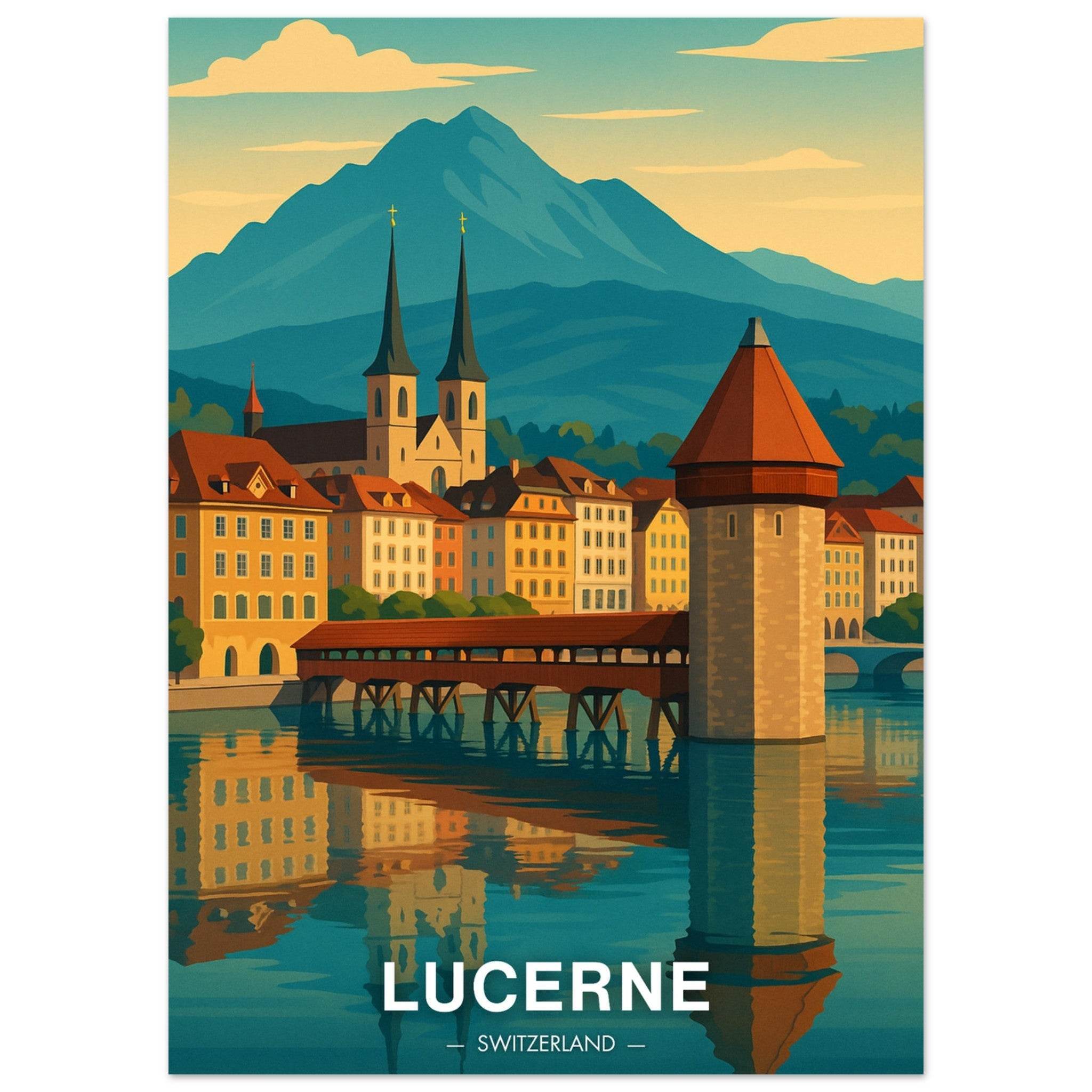 Luzern Poster - Geoprints