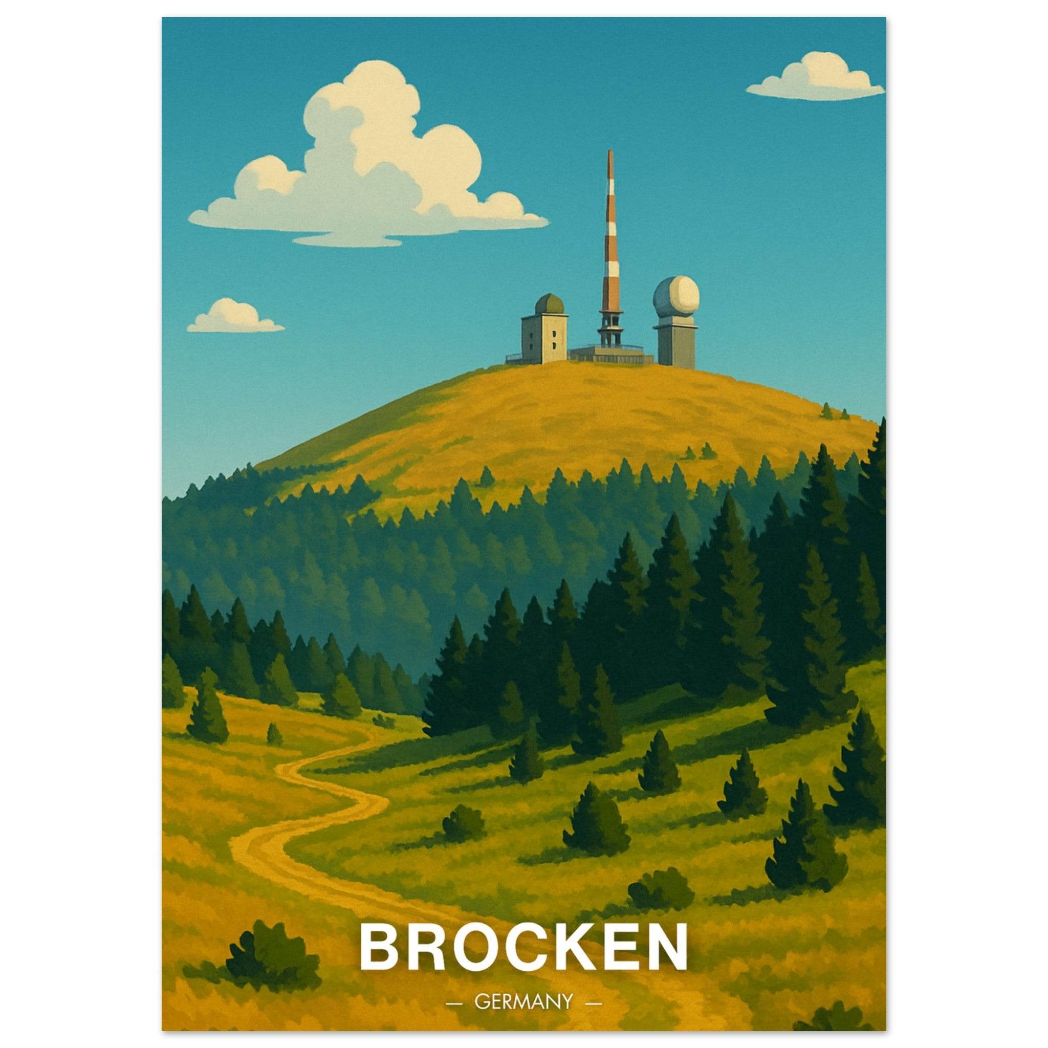 Brocken Poster - Geoprints