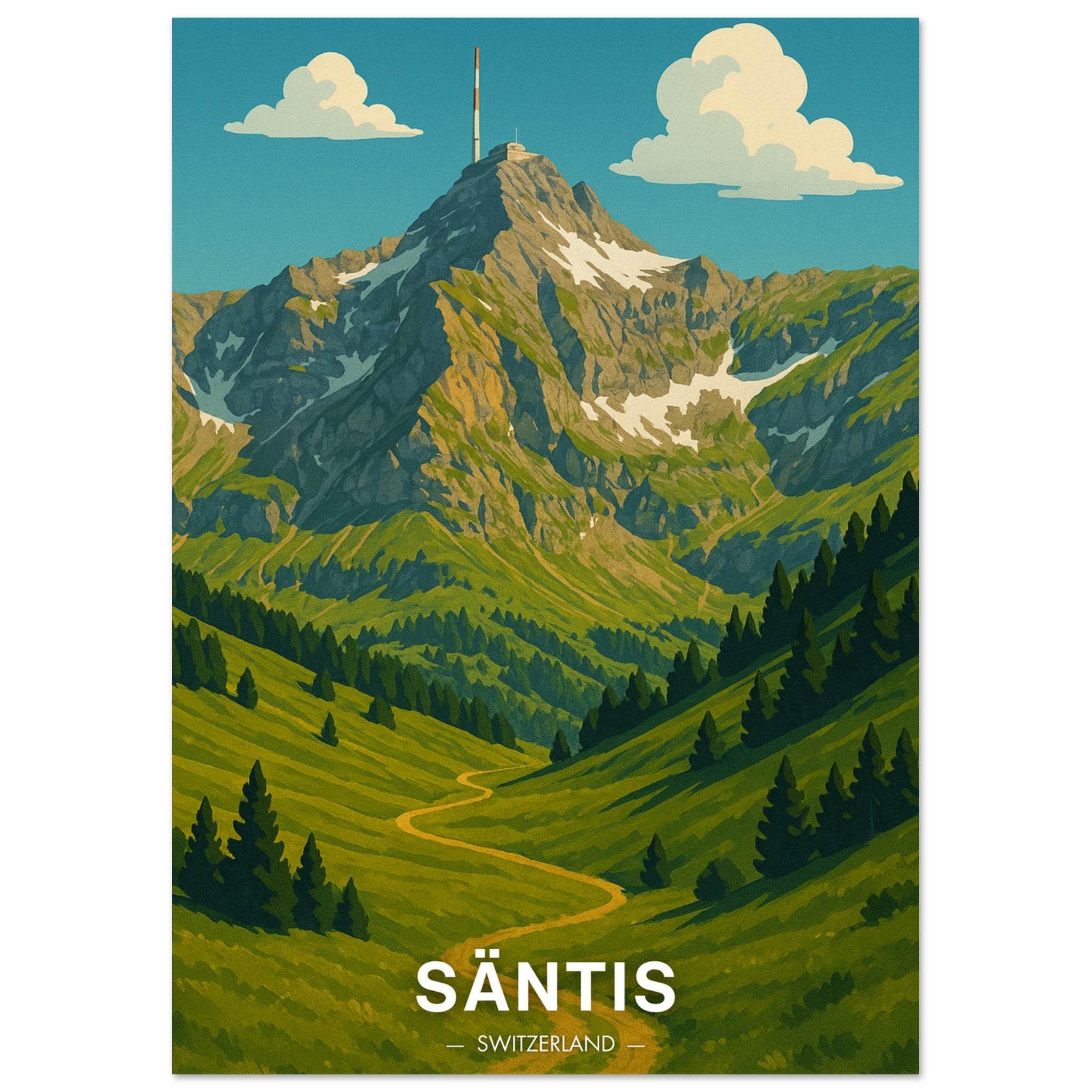 Säntis Poster - Geoprints