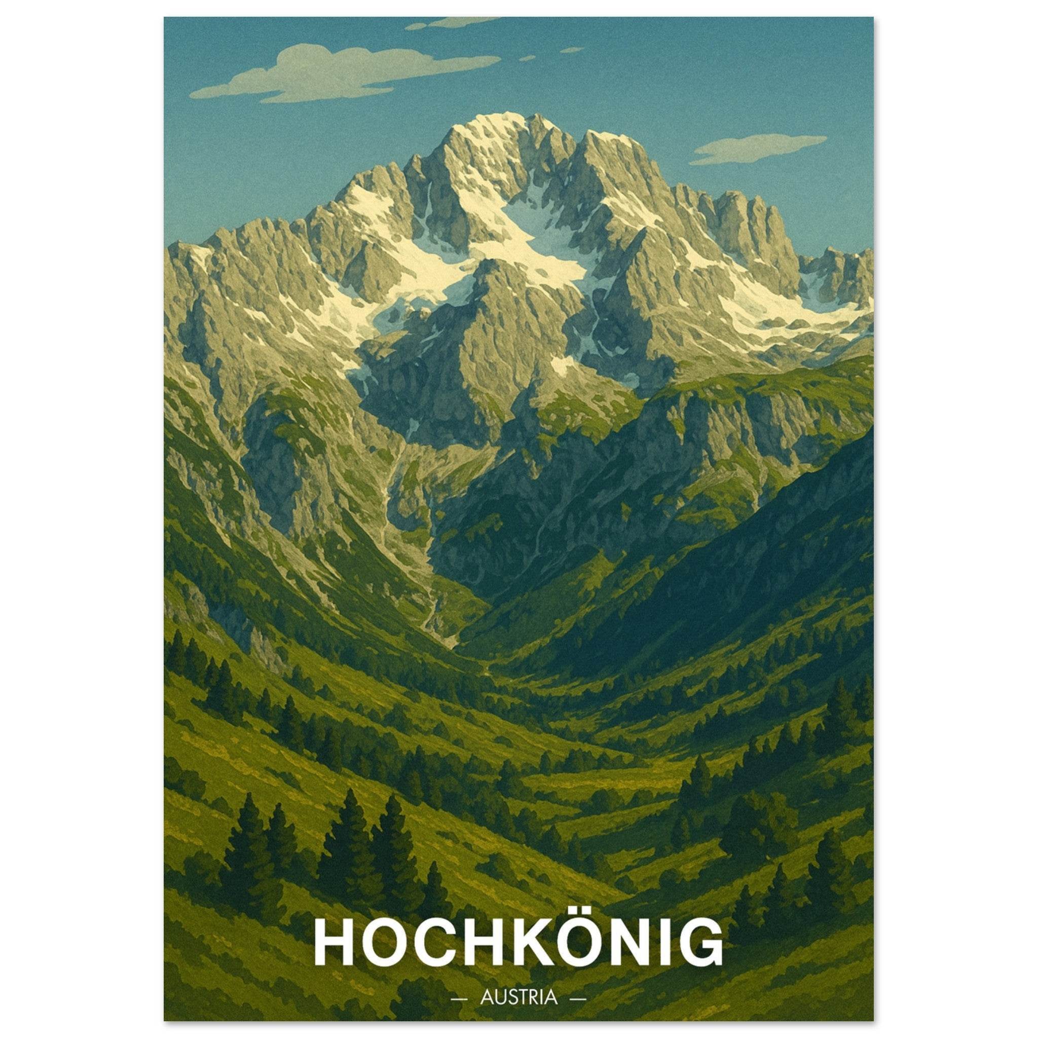 Hochkönig Poster - Geoprints