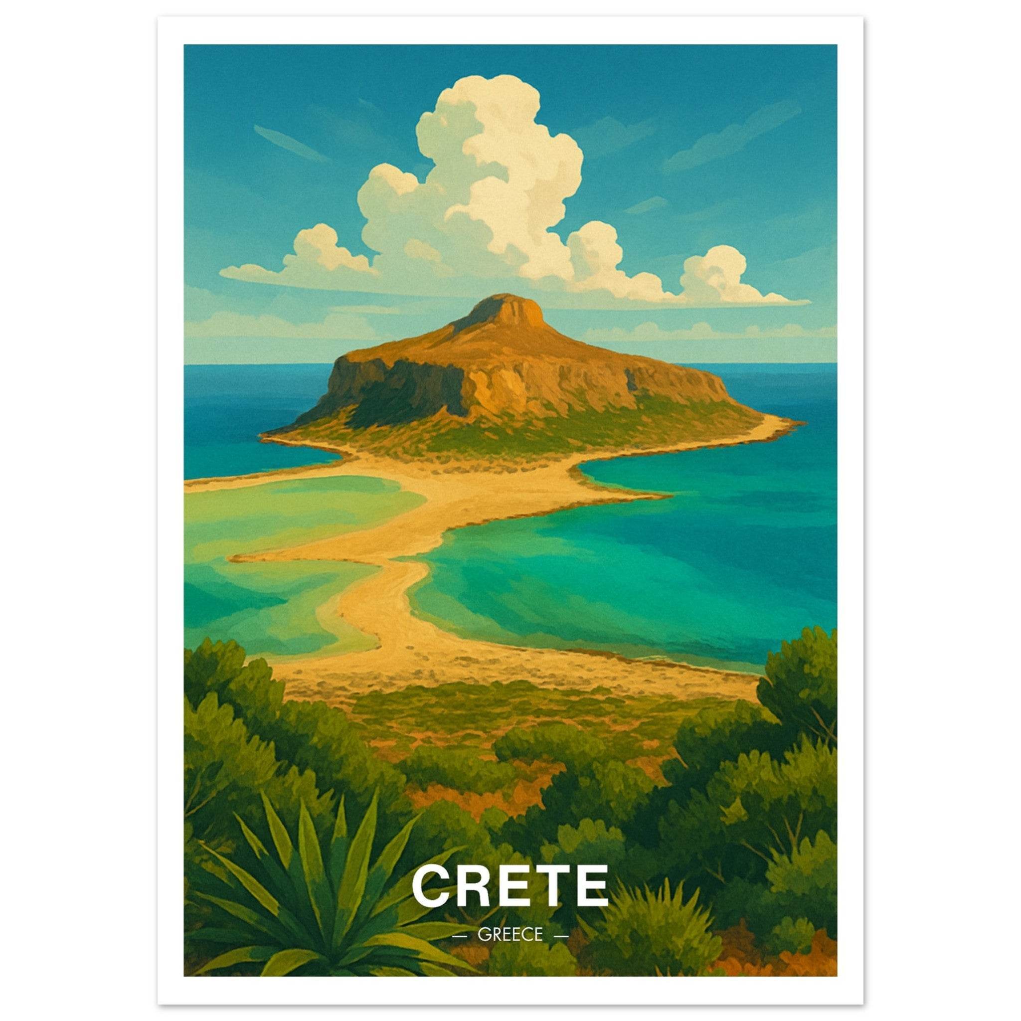 Kreta Poster - Geoprints