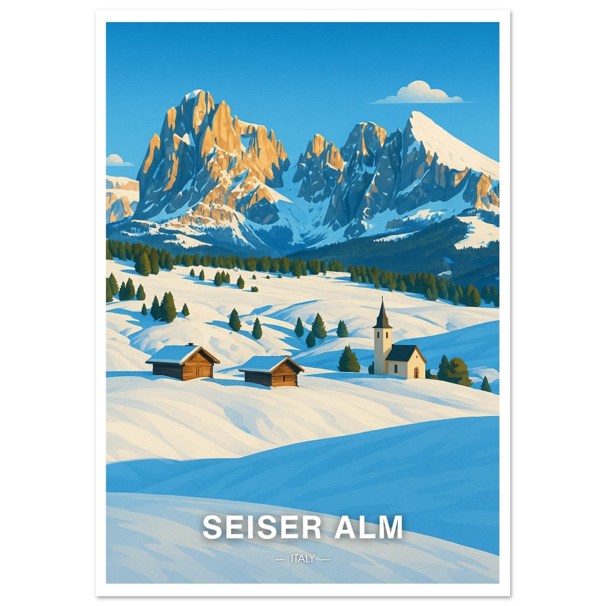 Seiser Alm Poster - Geoprints