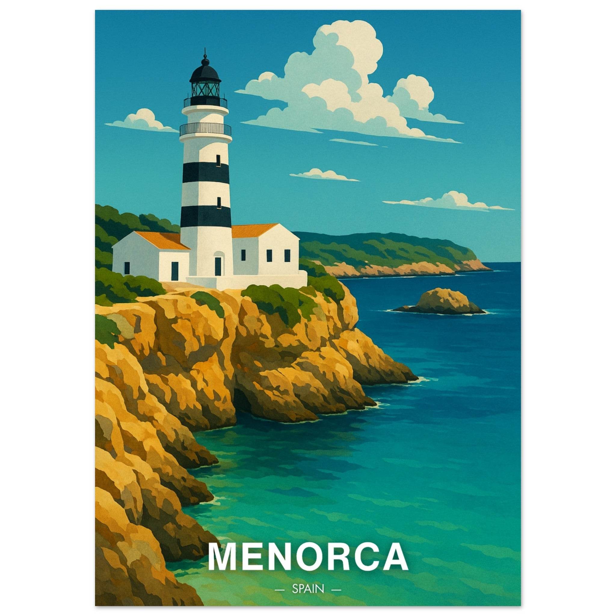Menorca Poster - Geoprints