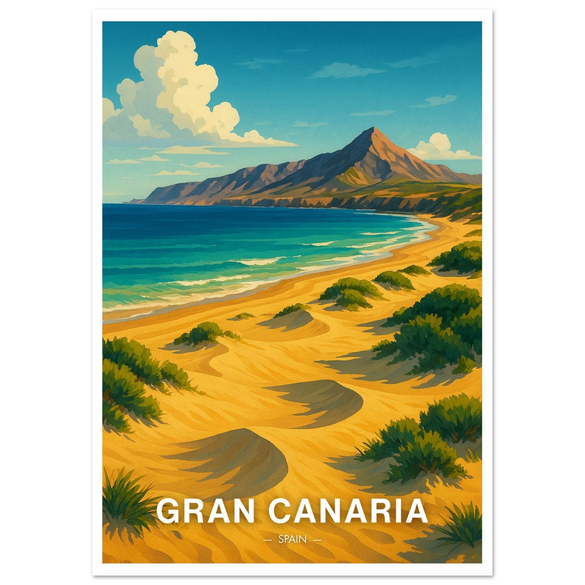 Gran Canaria Poster - Geoprints